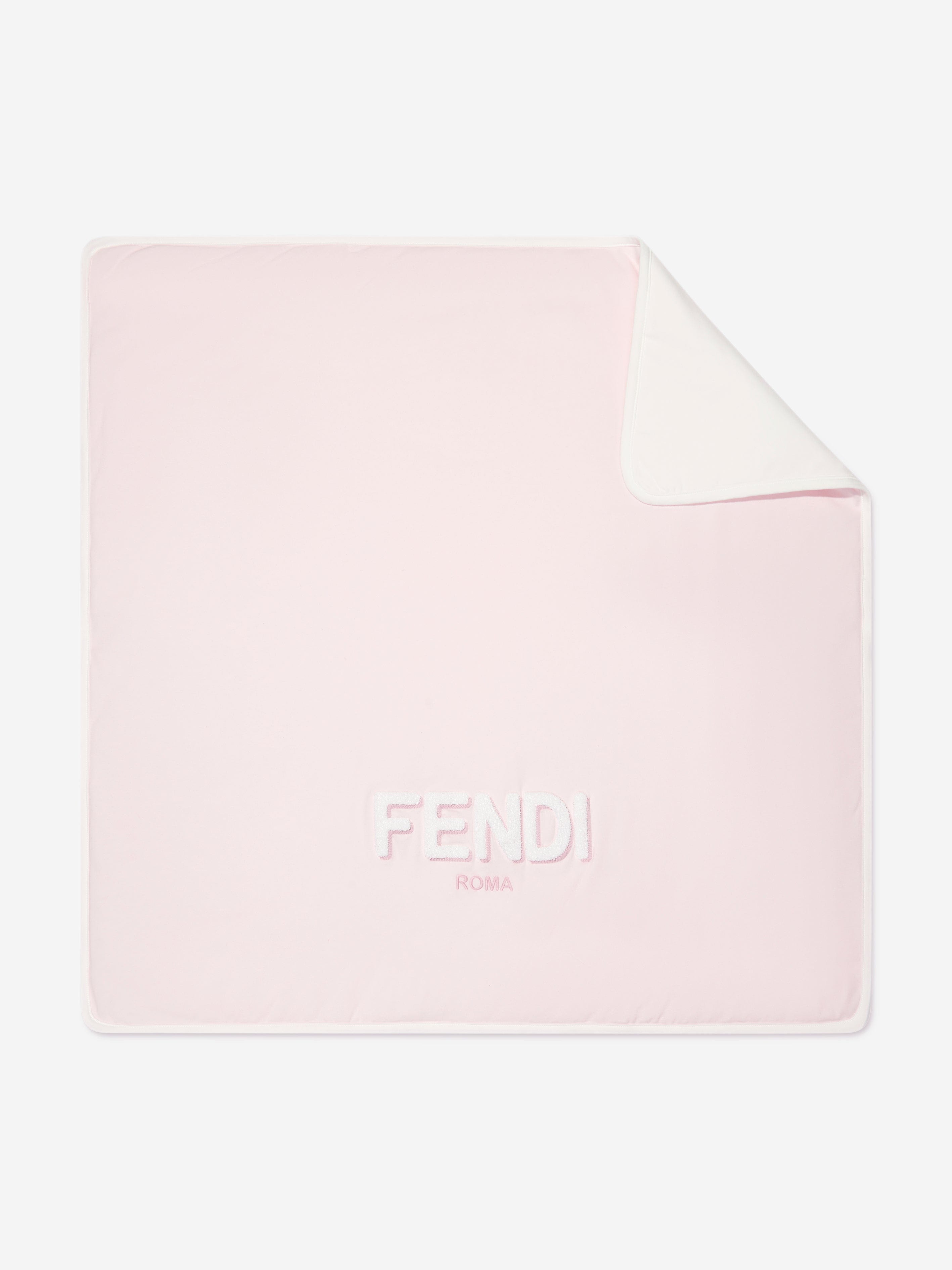 Fendi Baby Girls Logo Blanket in Pink Outlet Websites