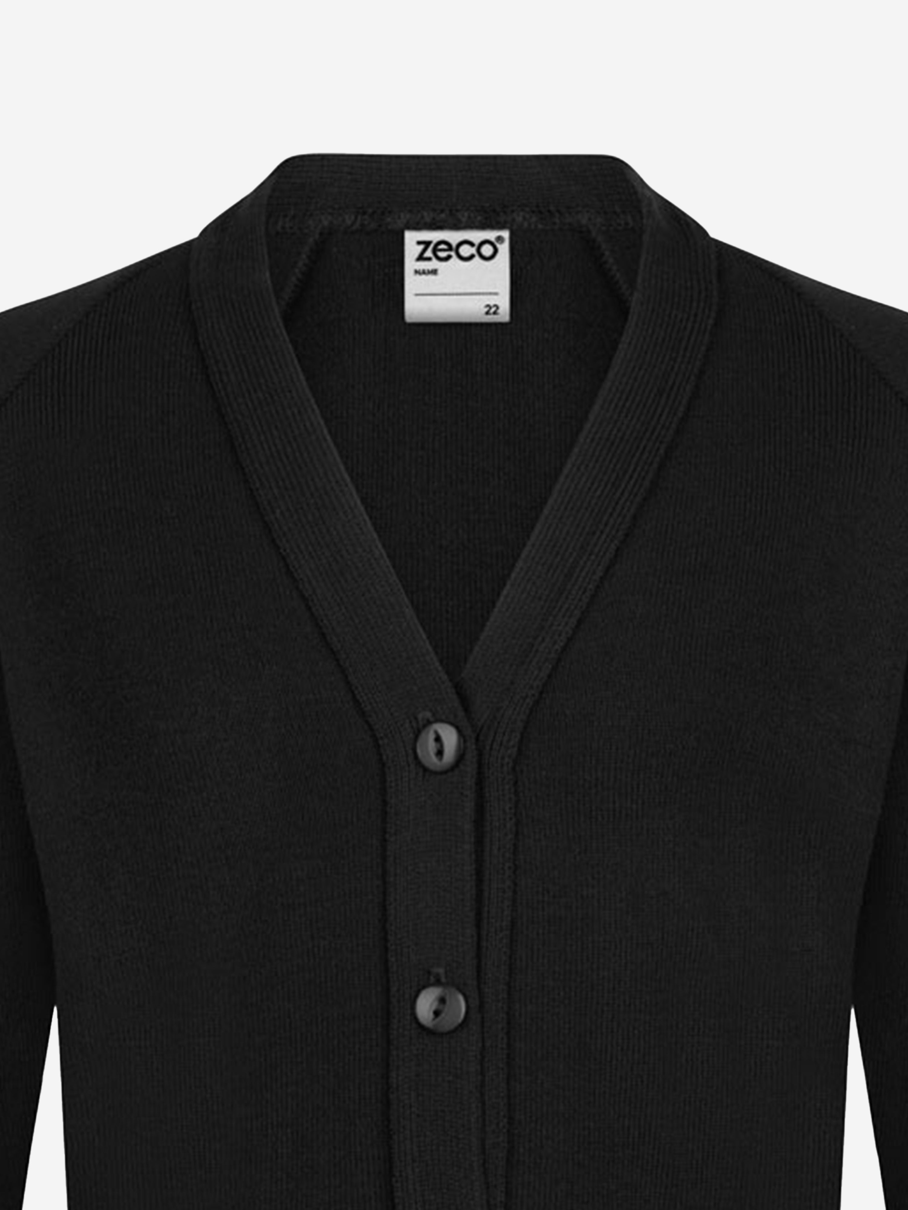 Zeco Kids School Knitted Cardigan in Black Order Cheap Pice