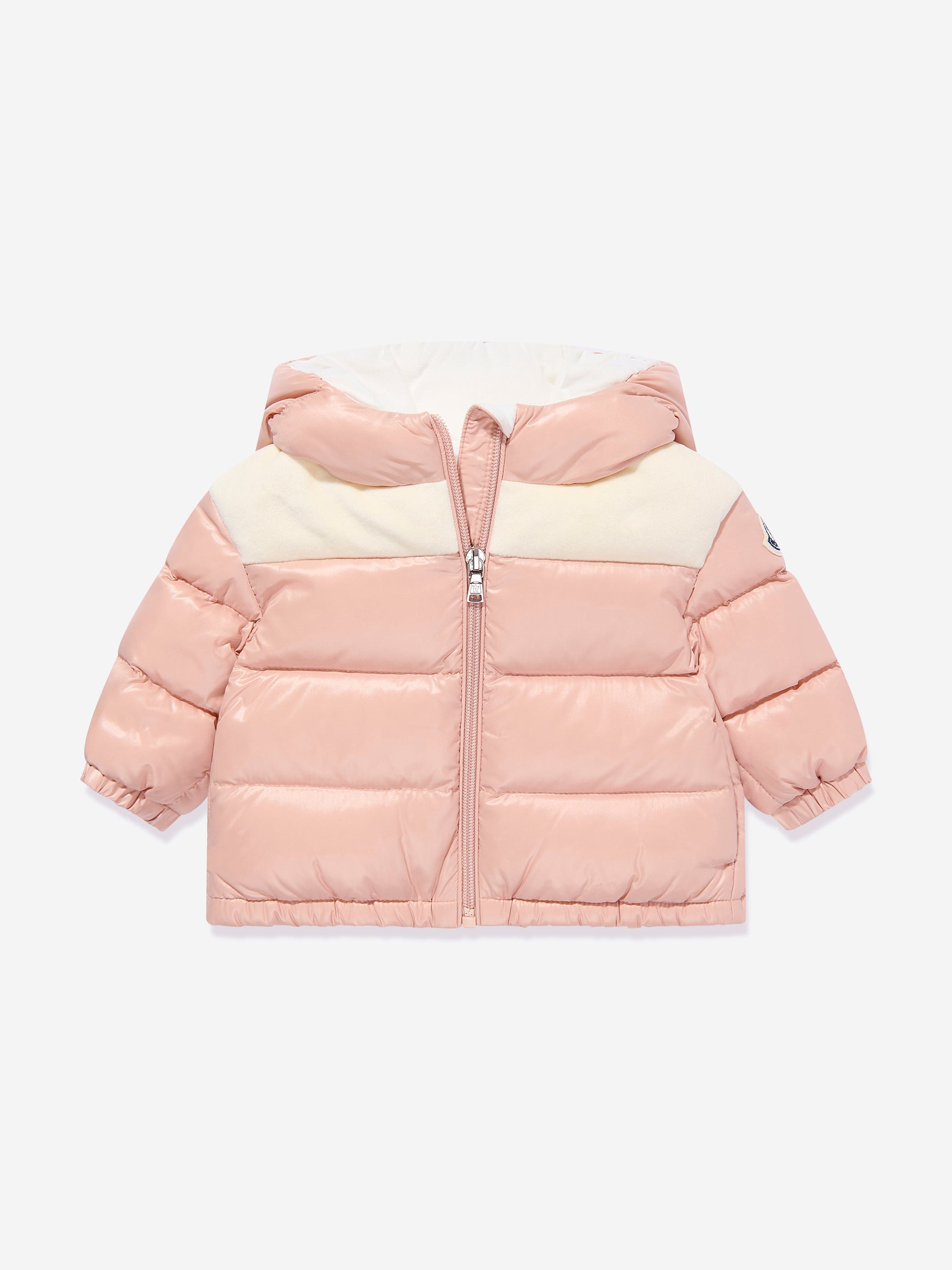 Moncler Enfant Baby Girls Down Padded Lakisha Jacket in Pink Cheap Online Store Manchester