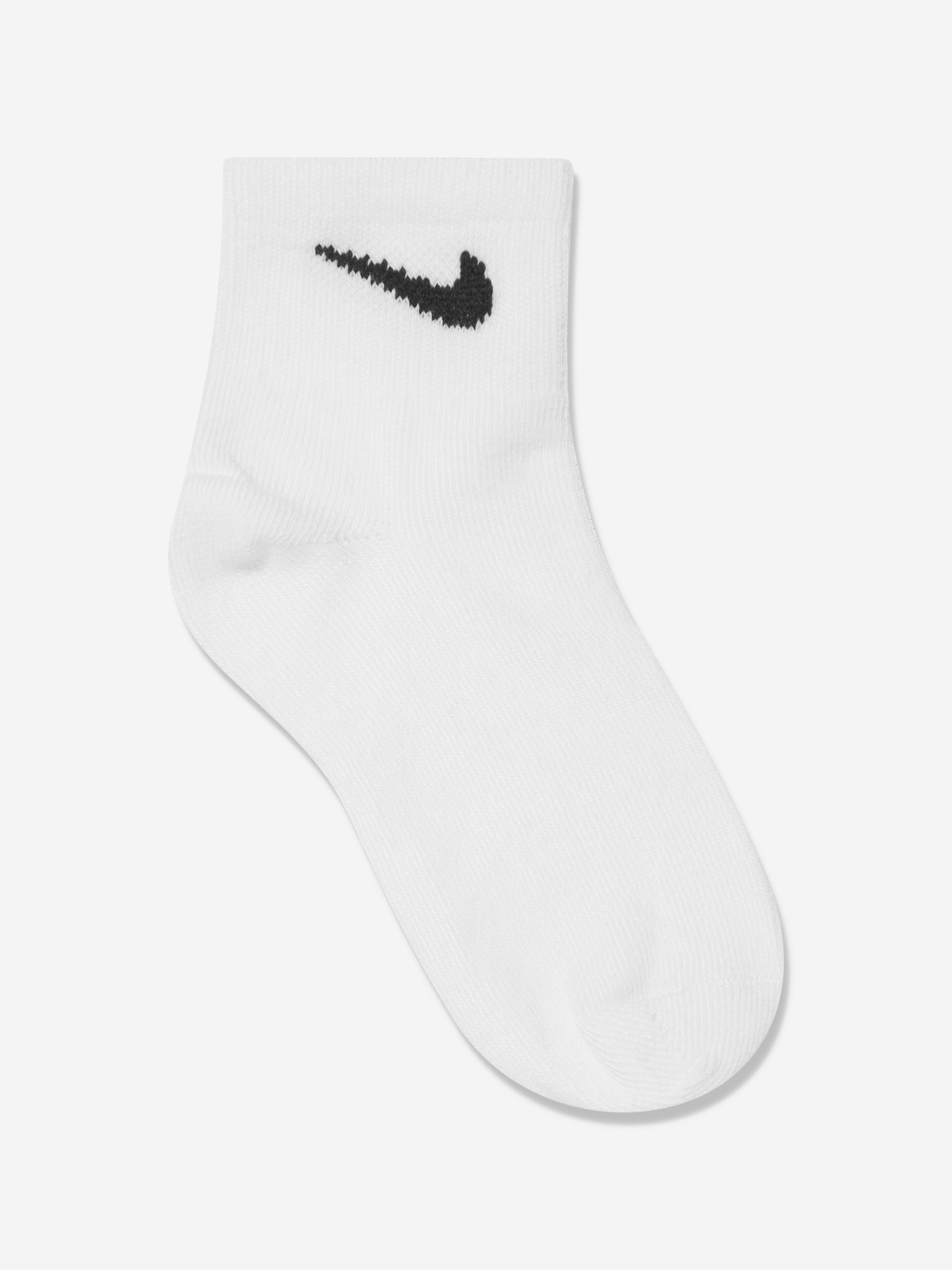 Nike Boys Colourful Pack Socks Set in White Discount Official Site