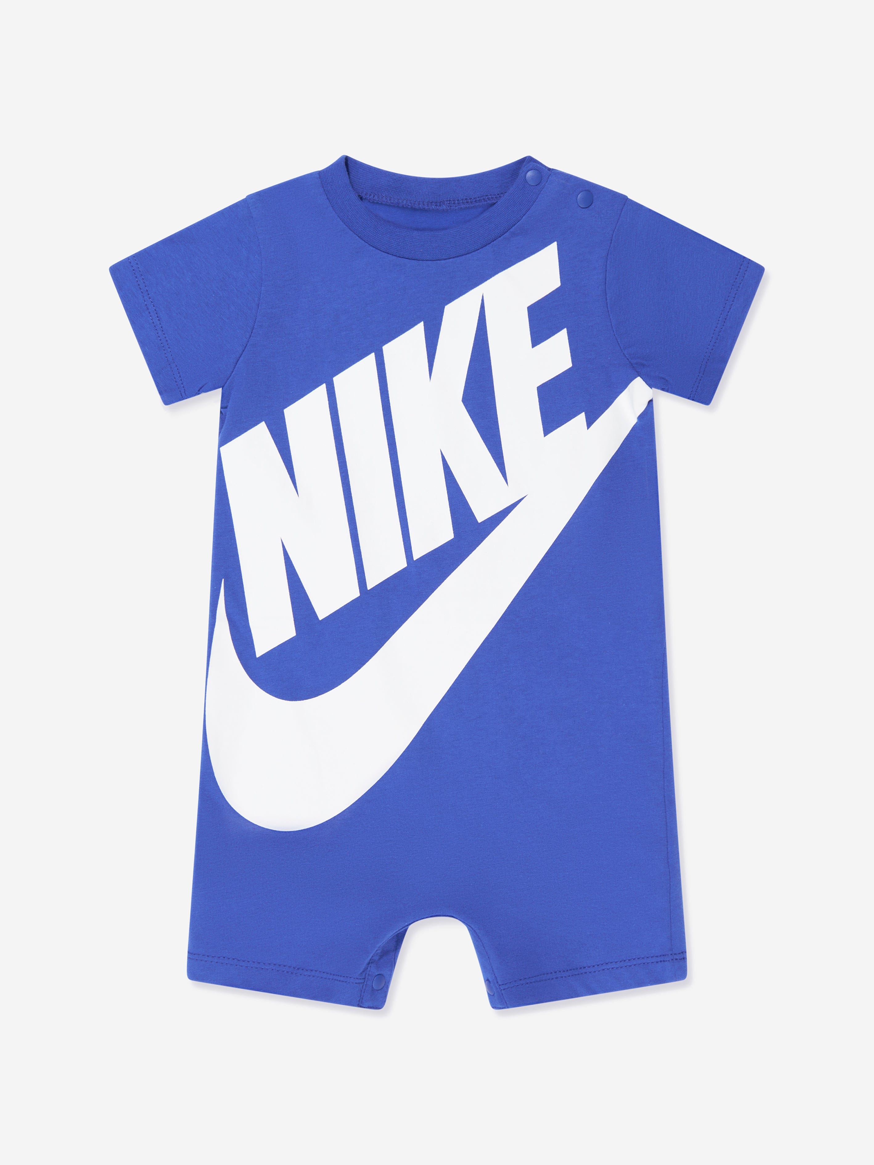 Nike Baby Boys Futura Romper in Blue Cheap Sale Big Discount