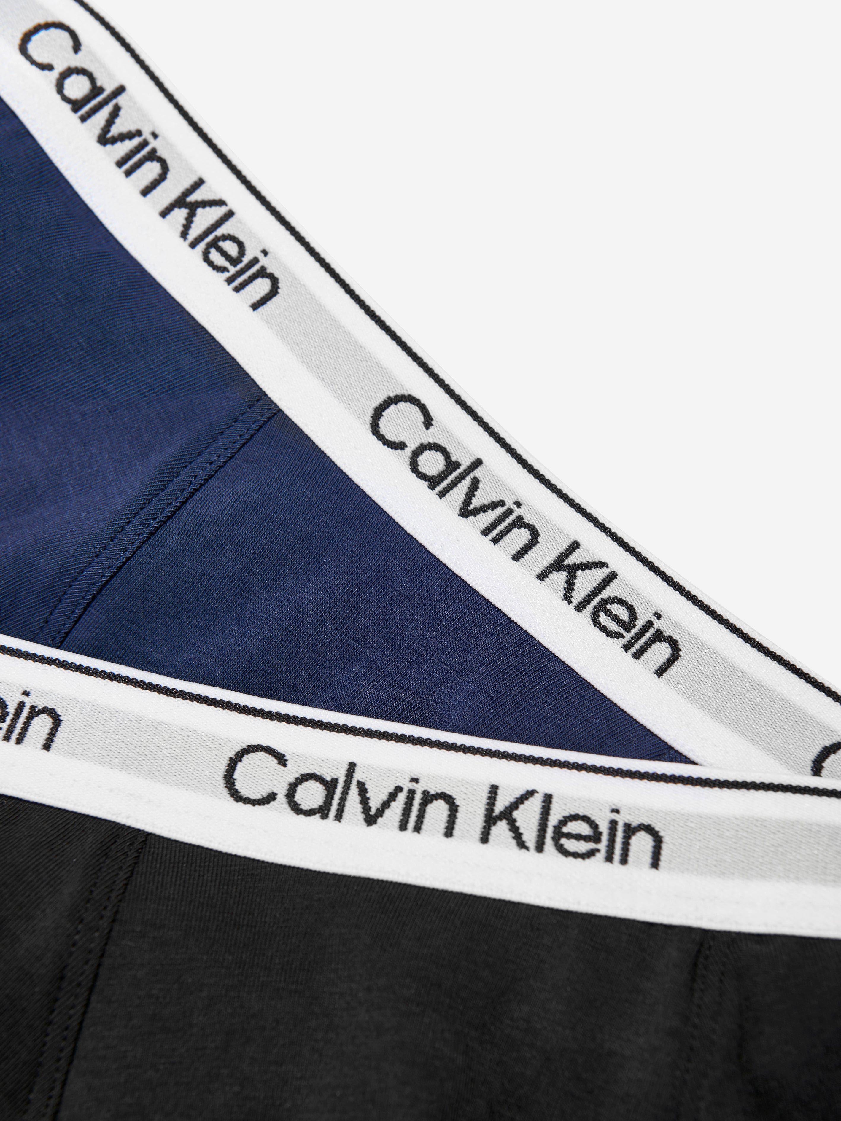 Calvin Klein Boys 2 Pack Boxer Shorts Set in Multicolour Discount Sast