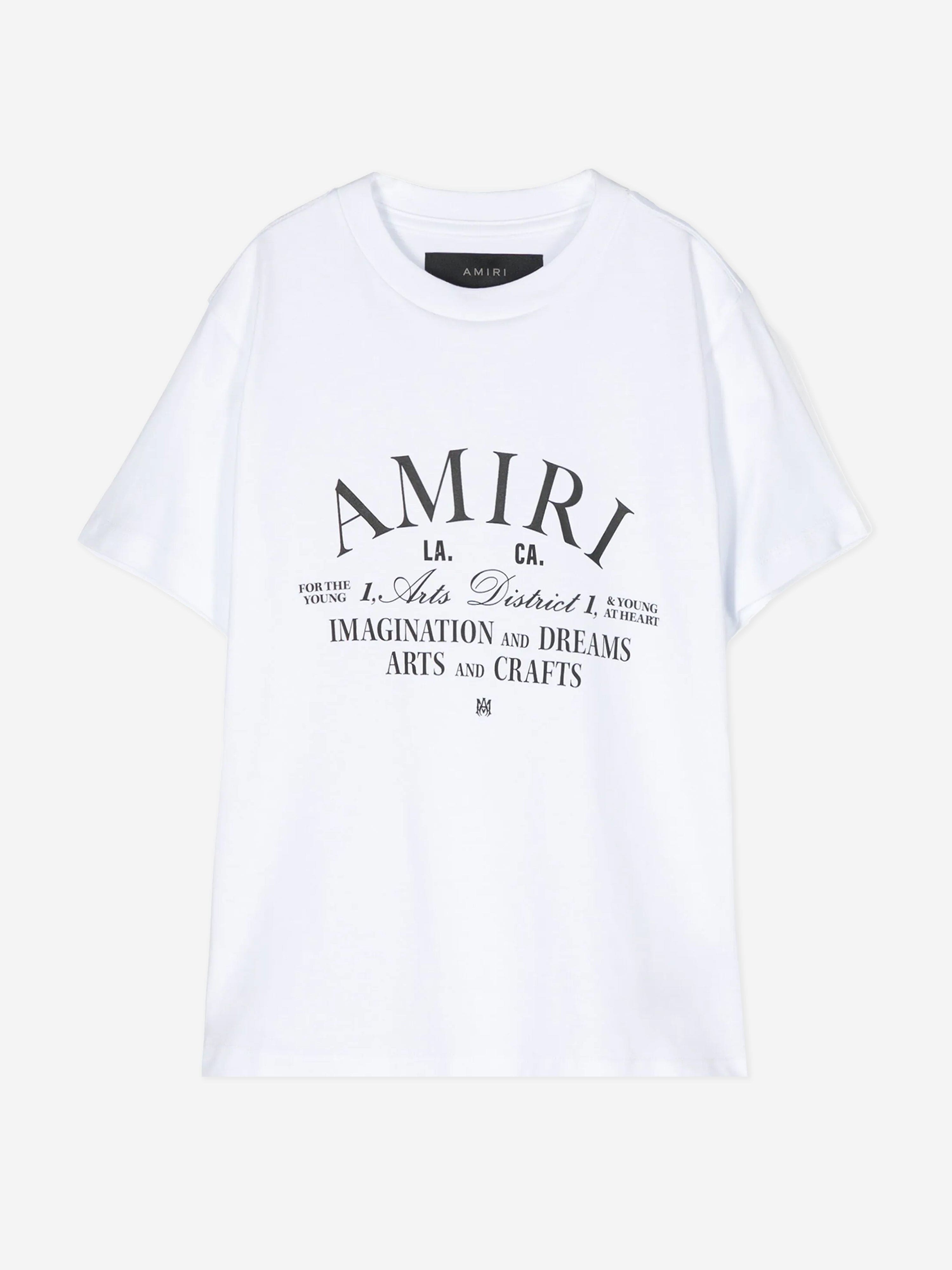 Amiri Kids Arts District T-Shirt in White Clearance Ebay
