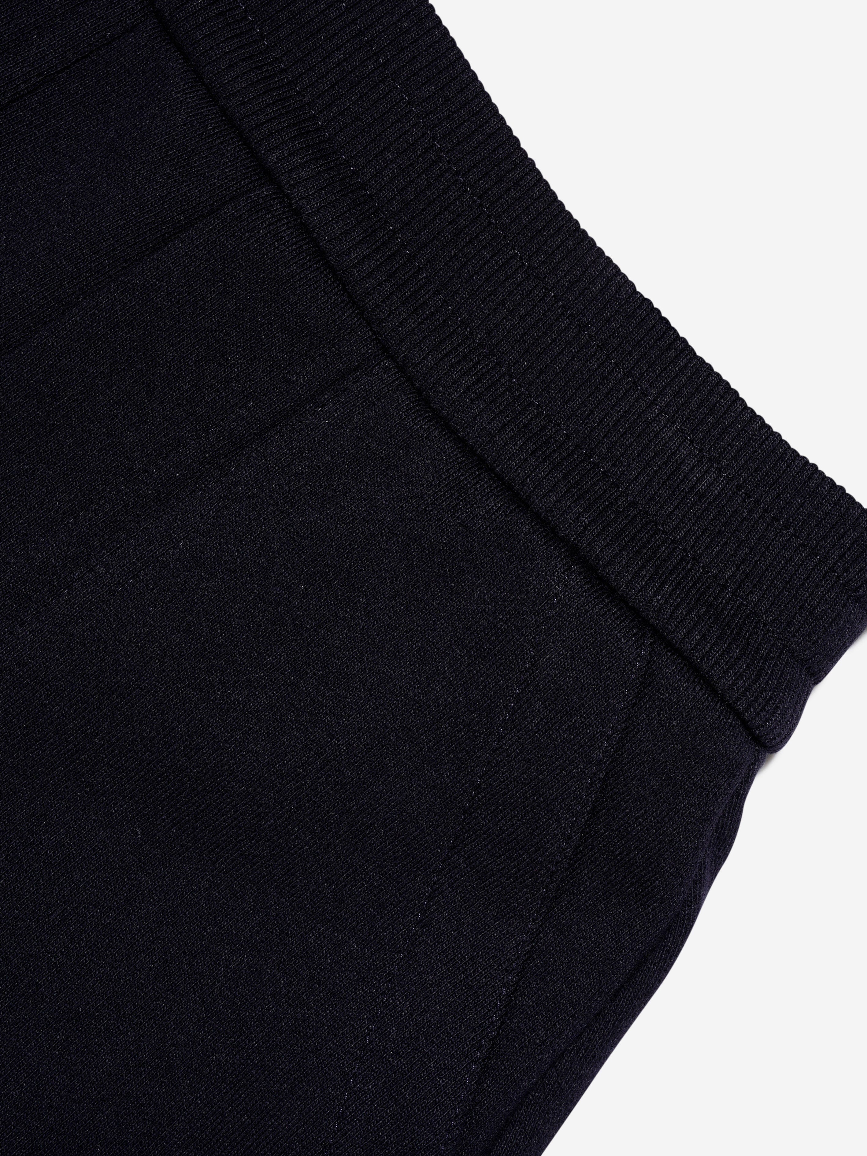 Moncler Enfant Boys Logo Sweat Shorts in Navy Outlet Low Pice