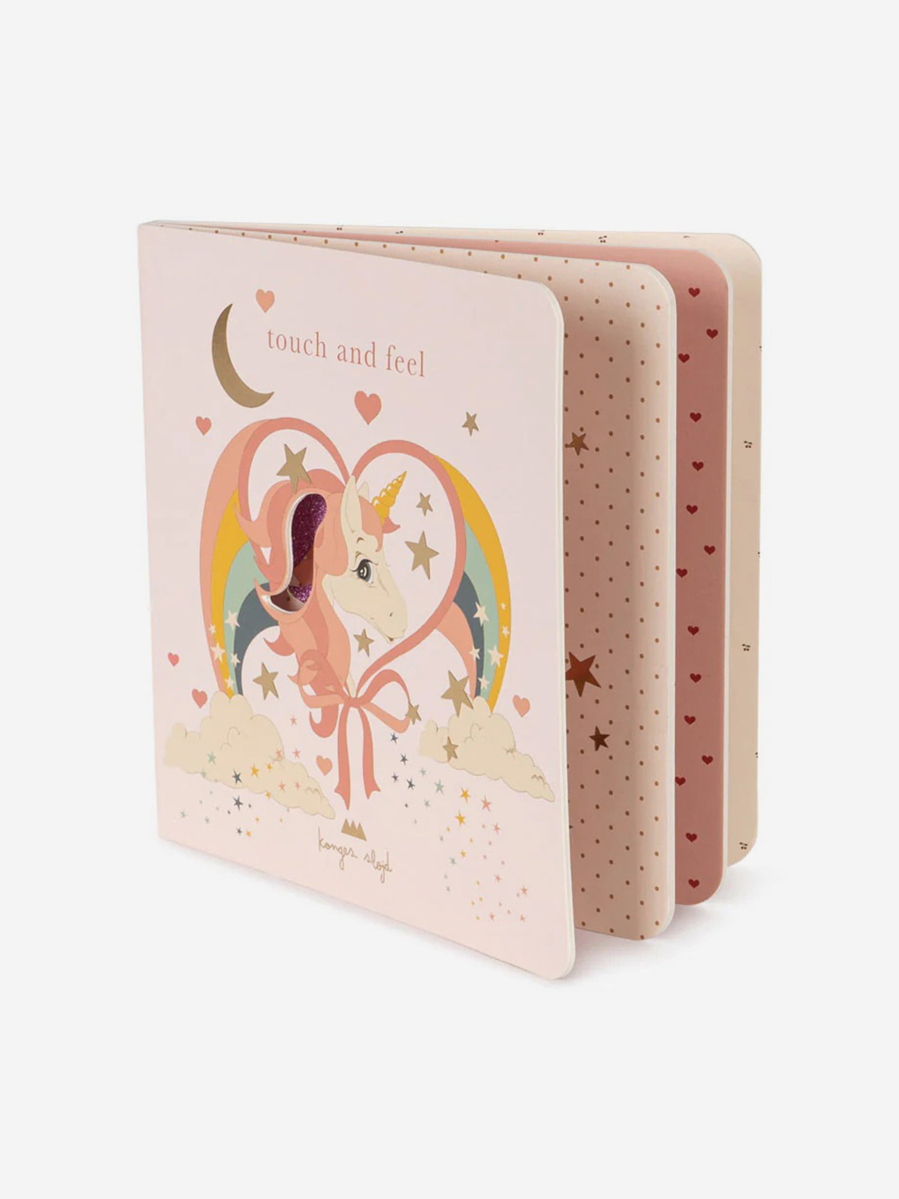 Konges Sljd Baby Unicorn Touch and Feel Book in Multicolour Sale Extremely