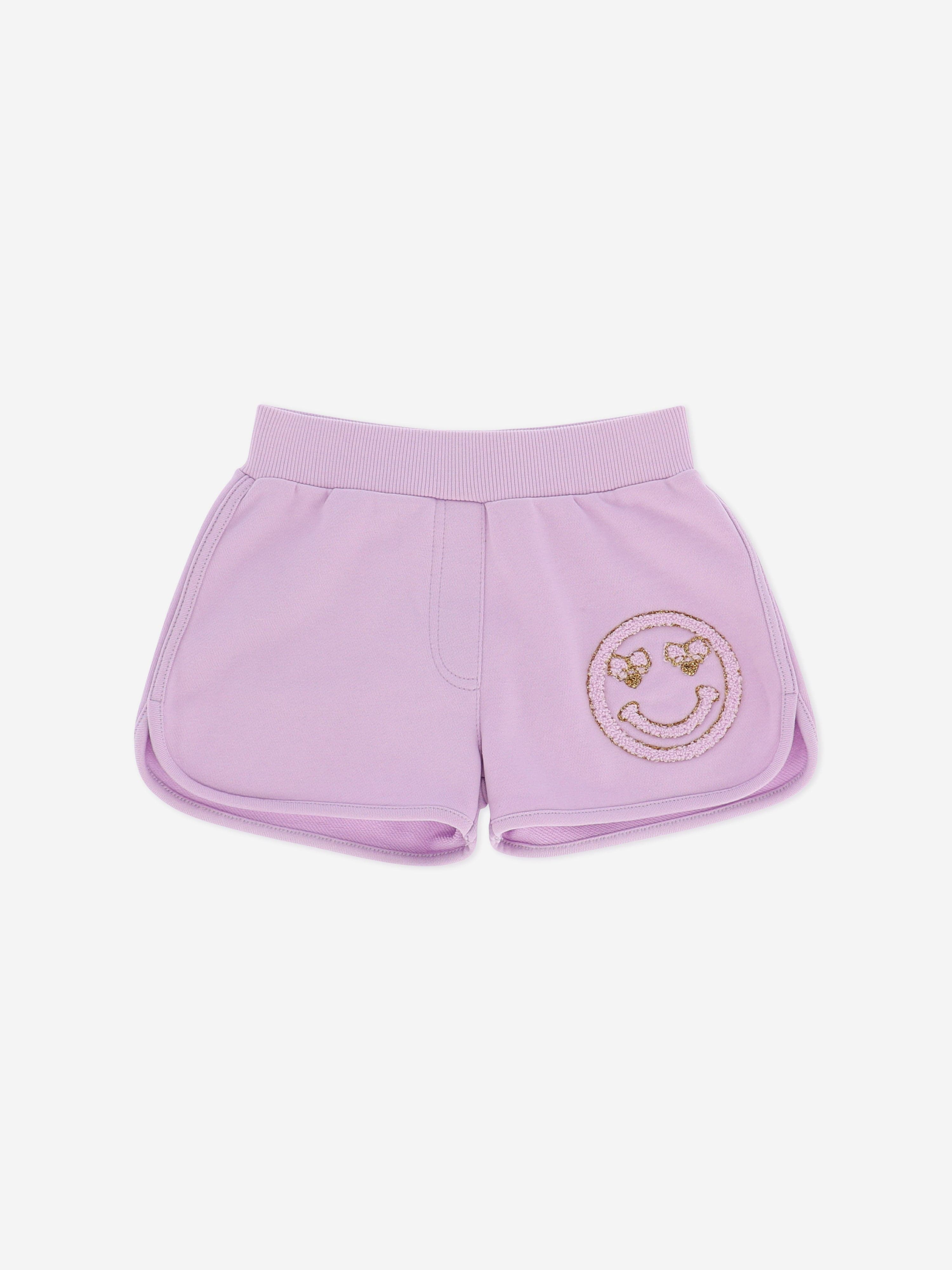 Angels Face Girls Adriana Smile Sweat Shorts in Purple Outlet Find Great