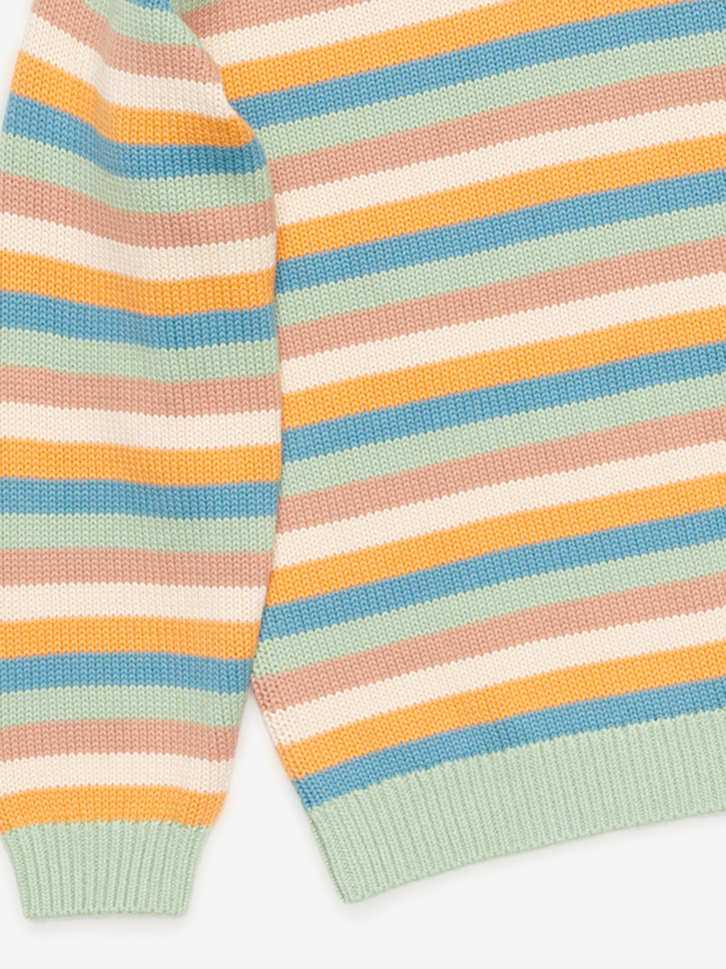 Acne Studios Kids Striped Knitted Jumper in Multicolour Reliable
