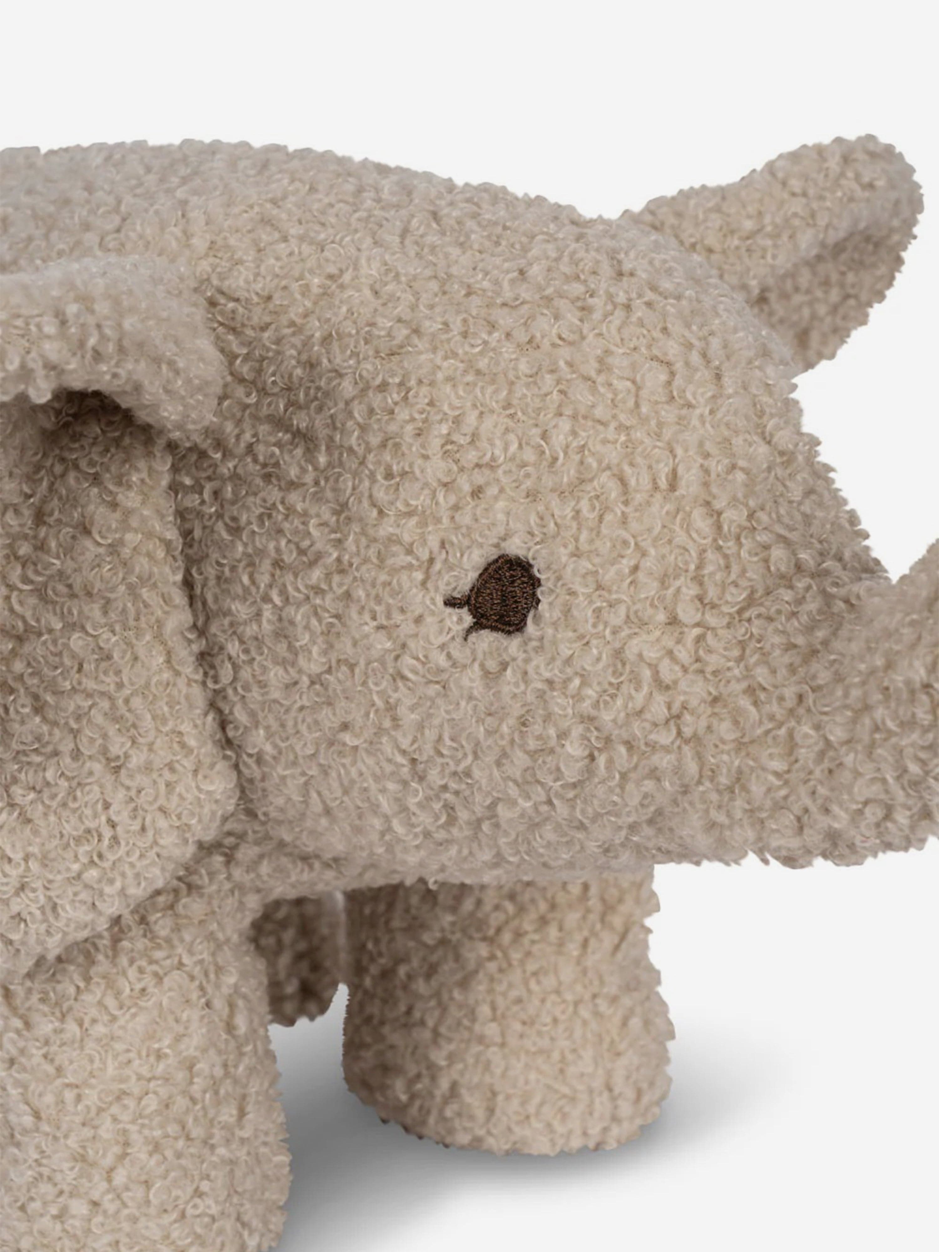 Konges Sljd Baby Elephant Soft Toy in Ivory Clearance Limited Edition