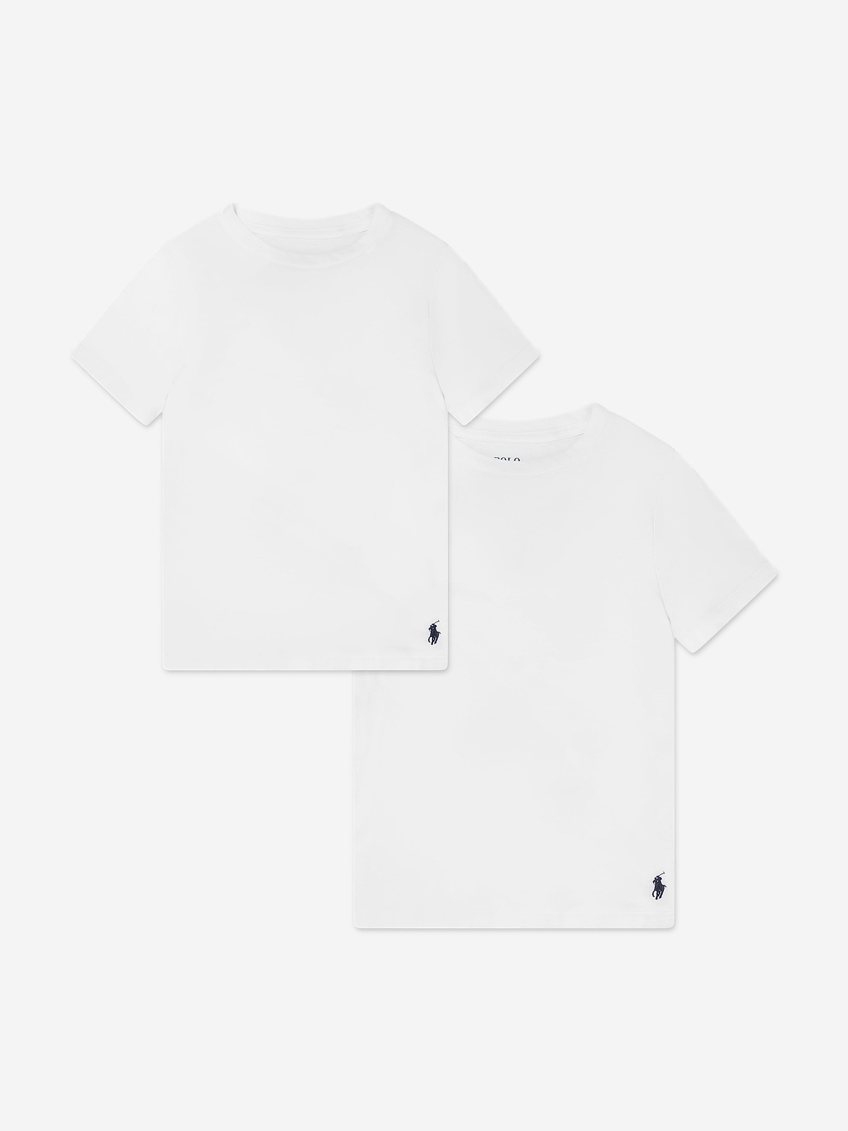 Ralph Lauren Boys 2 Pack T-Shirts Set in White Recommend Online