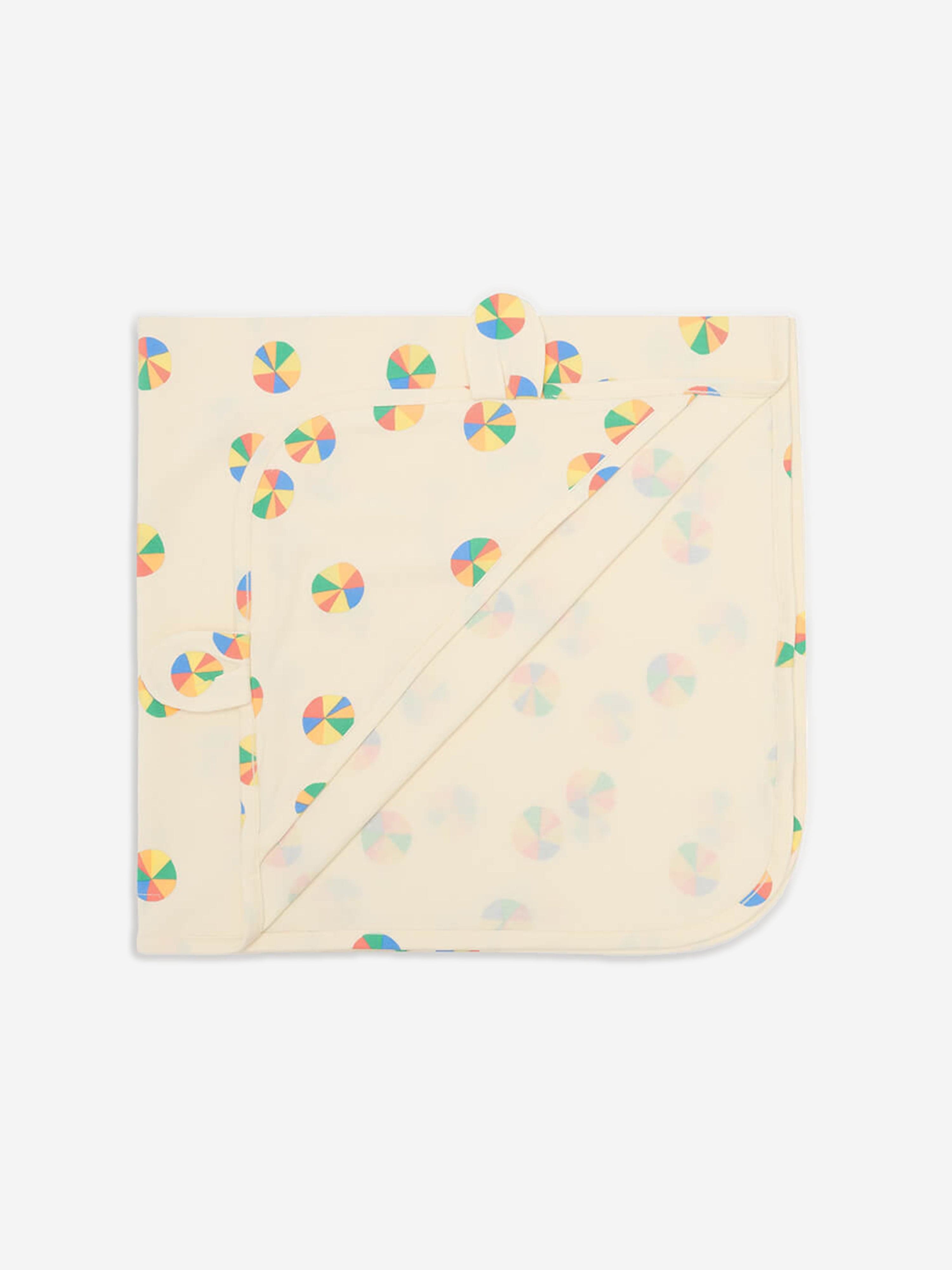 The Bonnie Mob Baby Girls Parasol Shawl in Ivory Outlet Official