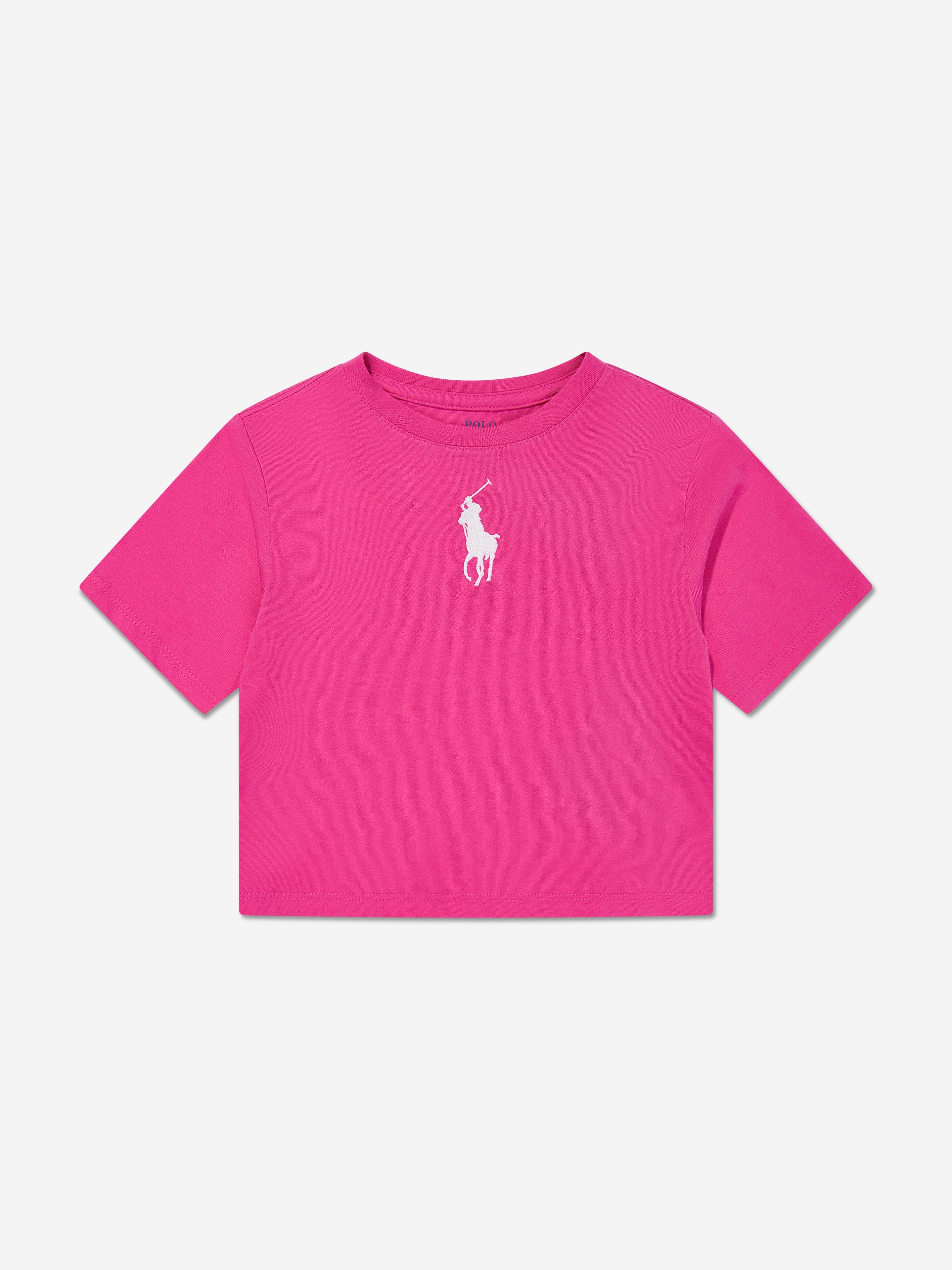 Girls Big Pony T-Shirt in Pink Shop For Sale