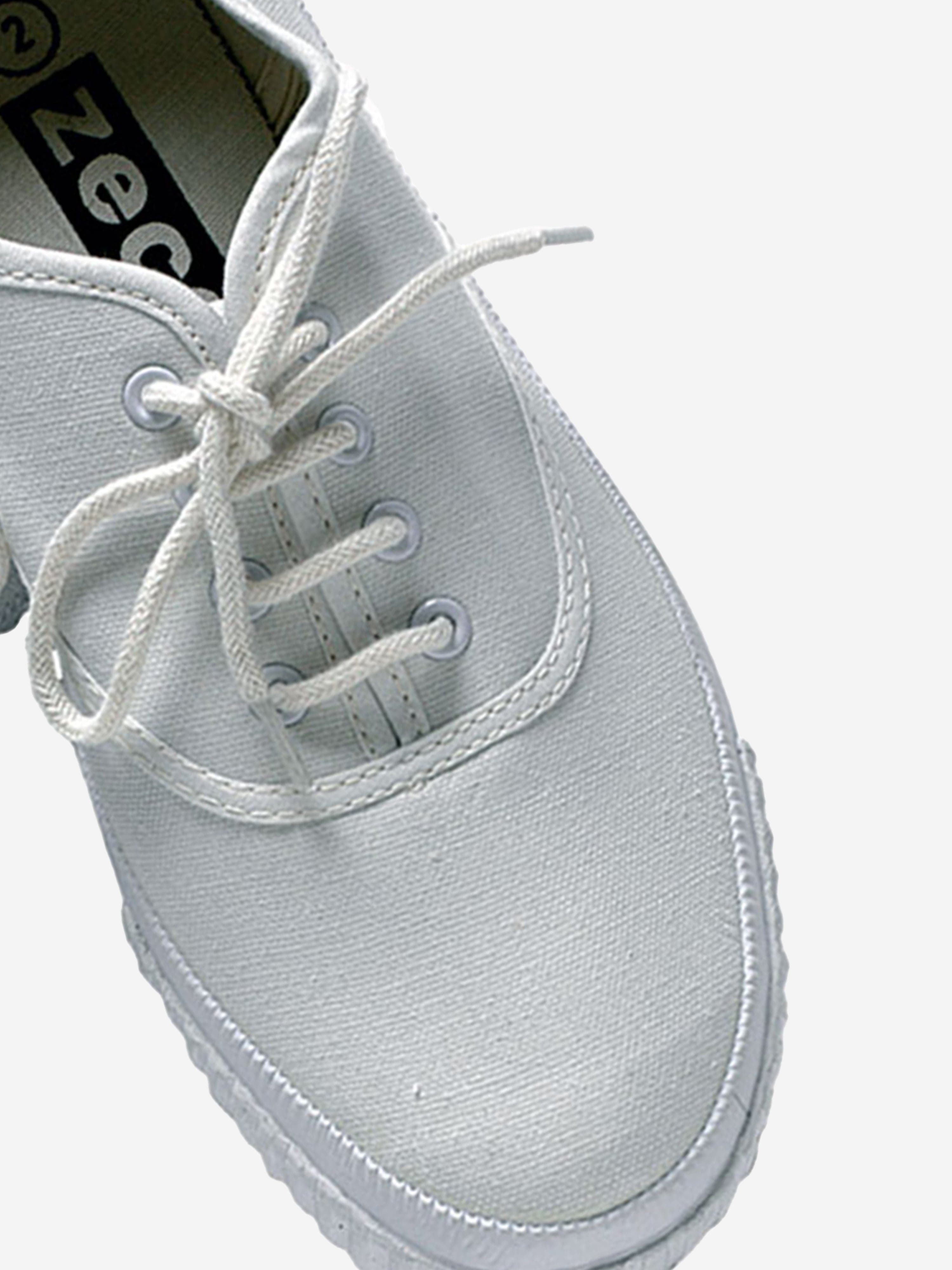 Zeco Kids School Lace Up Plimsolls in White Outlet Choice