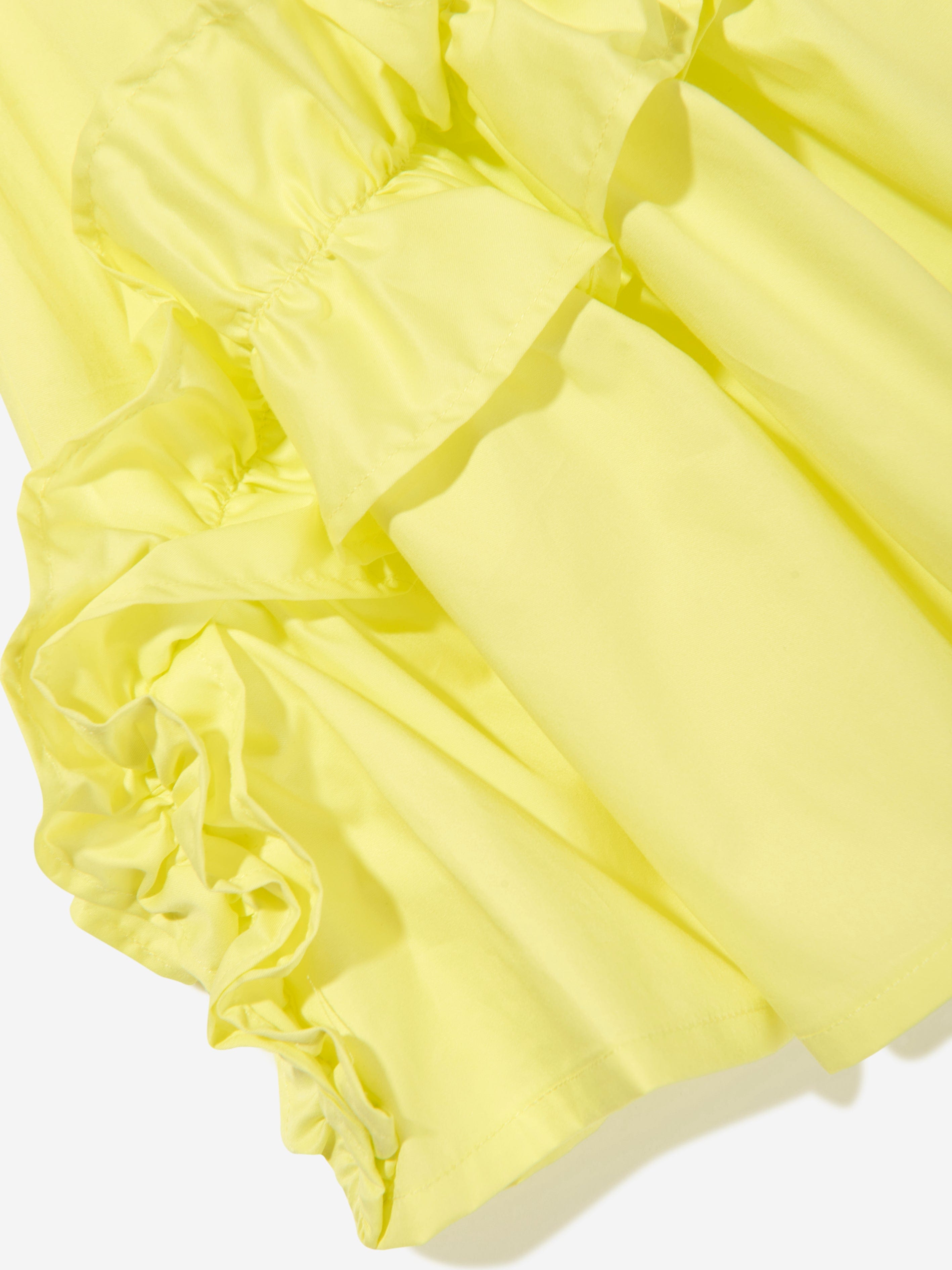 MSGM Girls Poplin Dress in Green Buy Cheap Best Pices