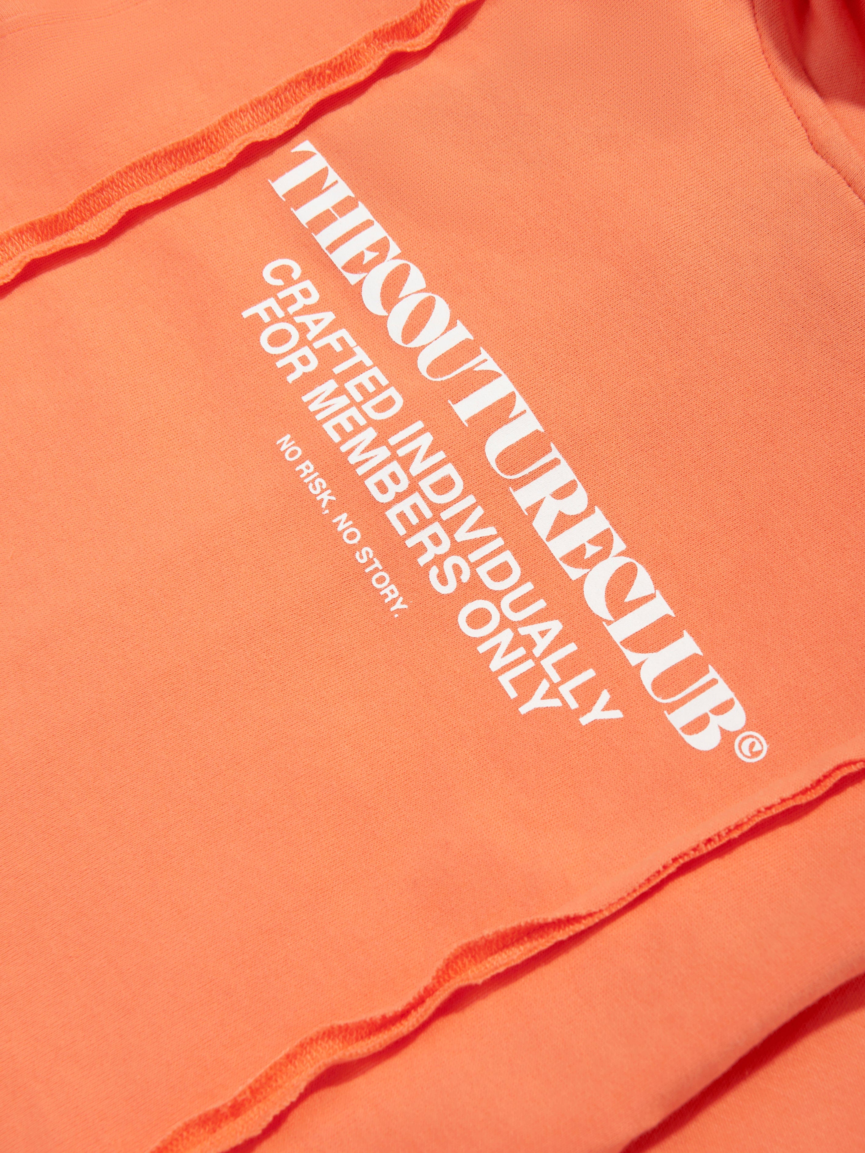 The Couture Club Kids Raw Seam Members Only Zip Up in Orange Cost Cheap Online