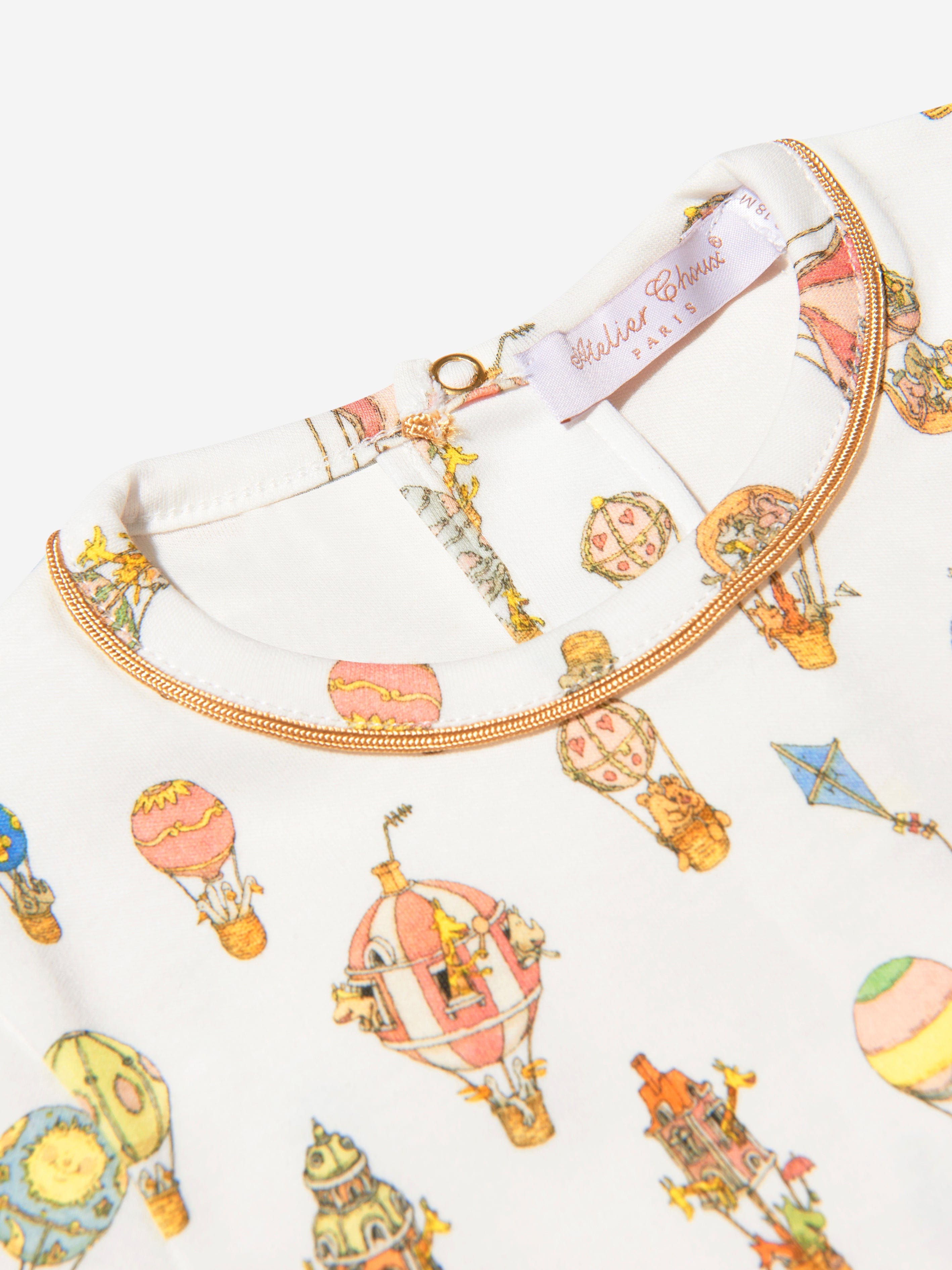 Atelier Choux Baby Classic Balloons Onesie Sale Hot Sale