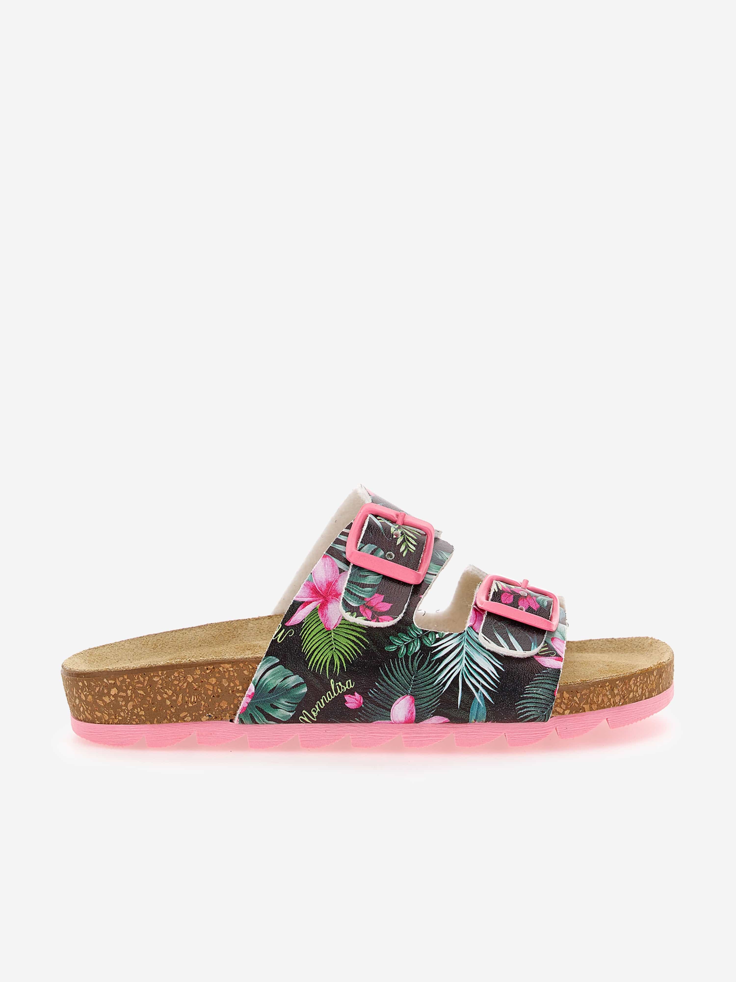 Monnalisa Girls Jungle Sandals in Black Exclusive Online