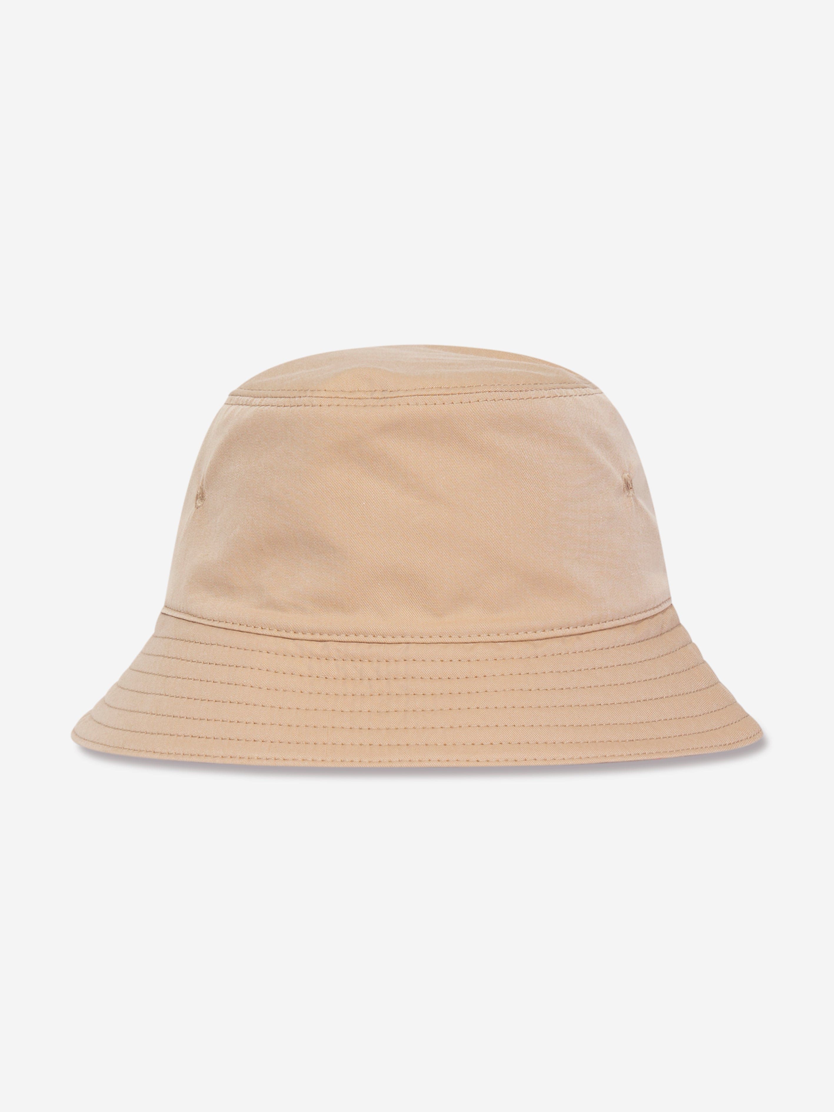 Burberry Kids Reversible Bucket Hat in Beige Outlet Hot Sale