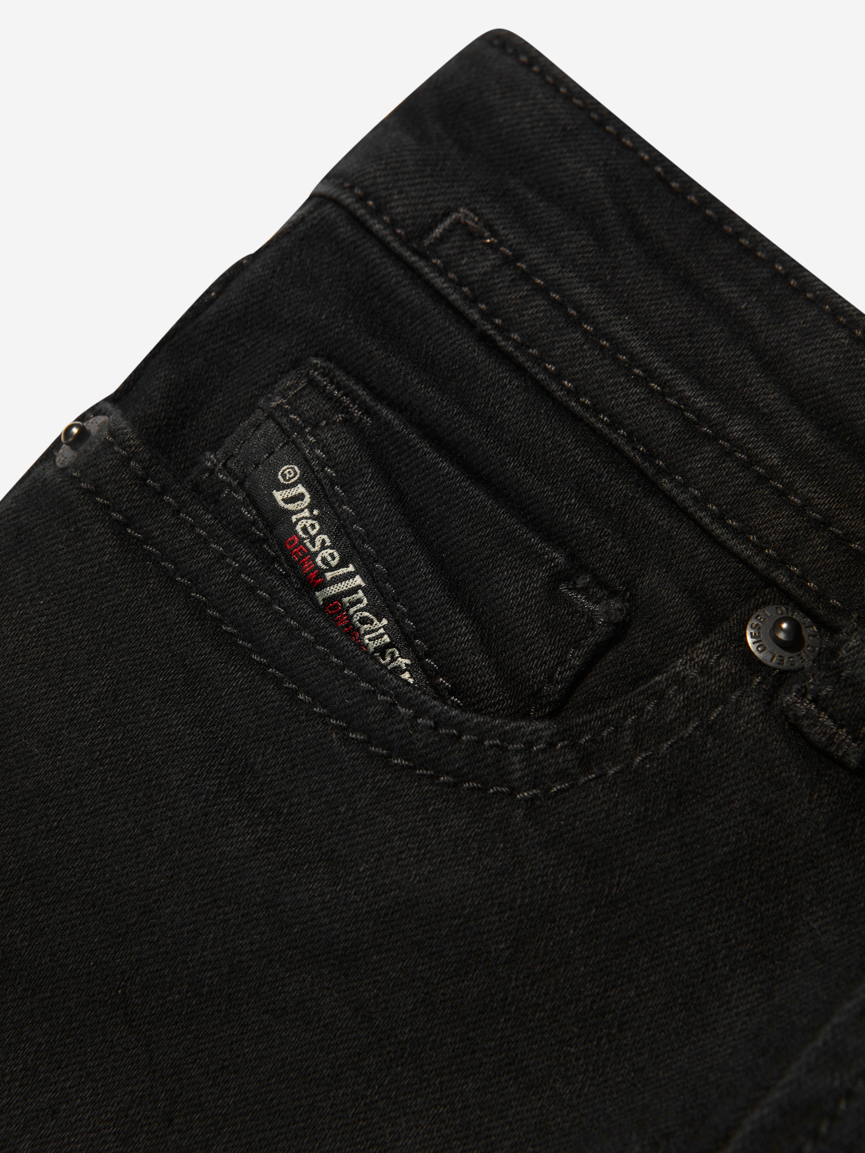 Diesel Boys Regular Fit Jeans in Black Free Shipping Outlet Locations