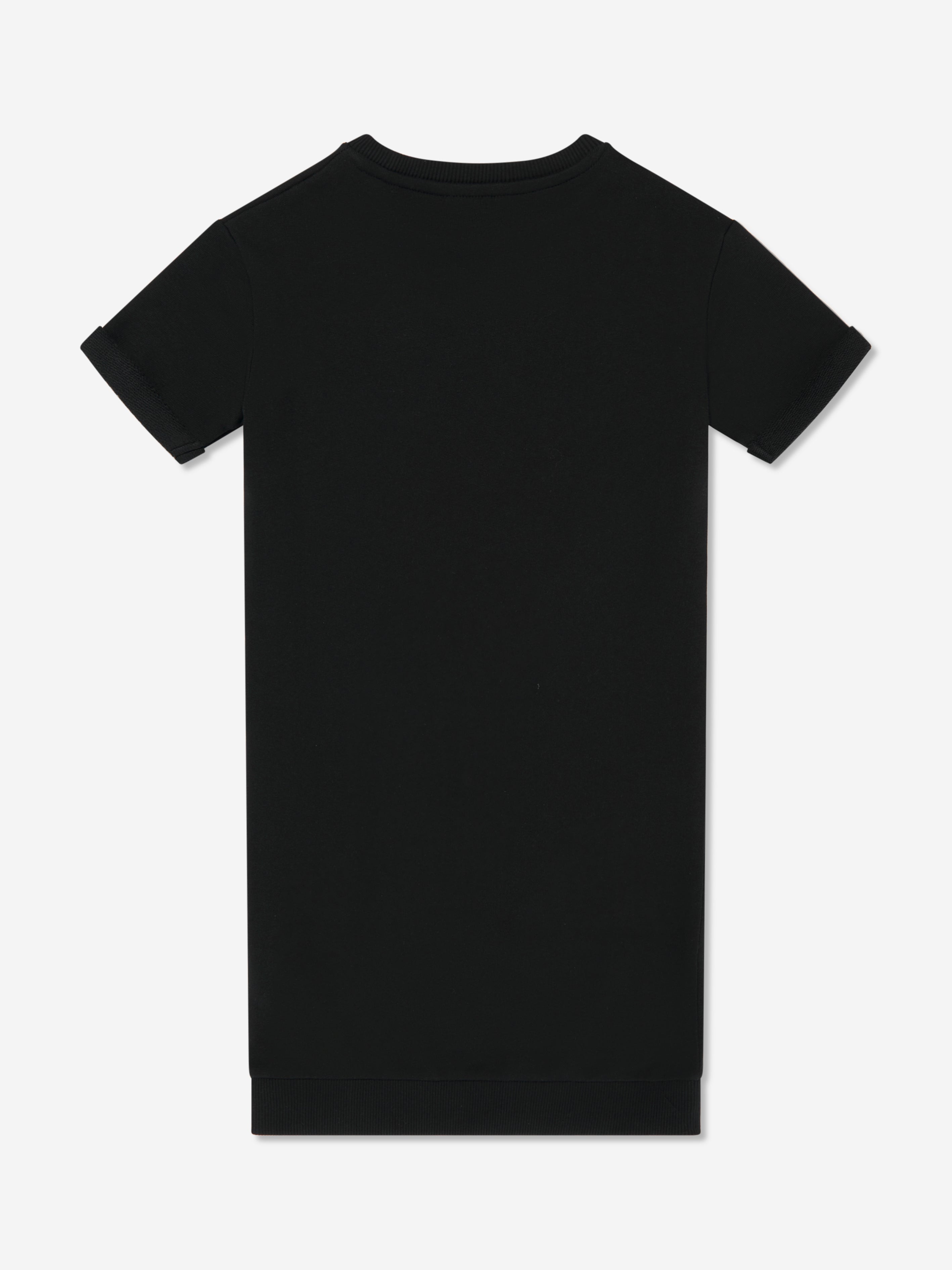 Girls Logo Sweater Dress in Black Extremely For Sale