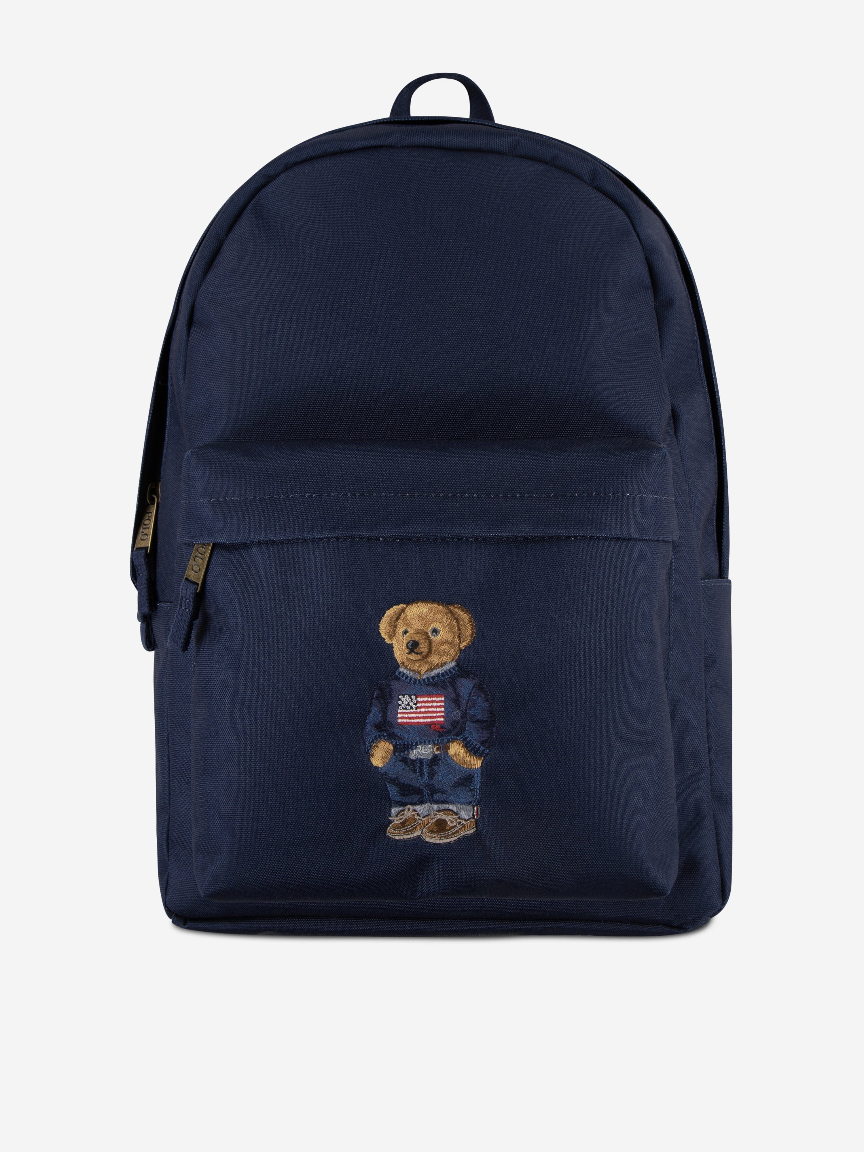 Kids Polo Bear Backpack in Navy (35.5cm) Sale Exclusive