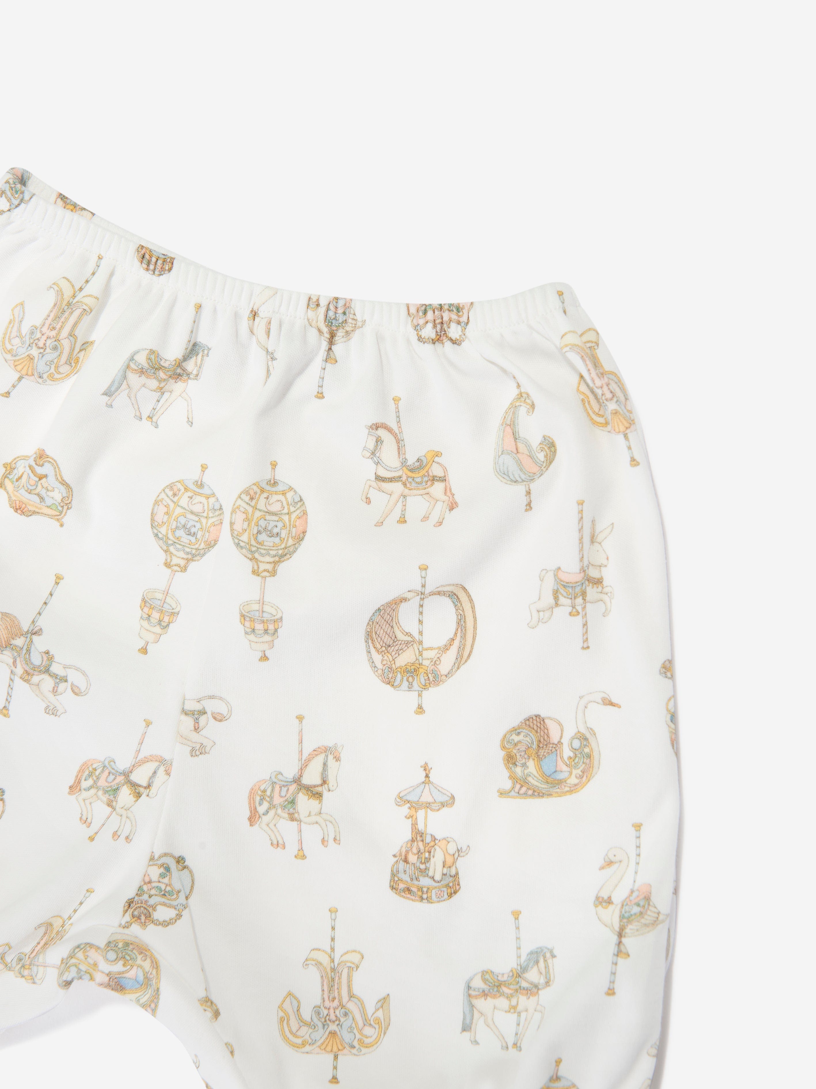 Atelier Choux Baby Carousel Bloomers in White Sale Authentic