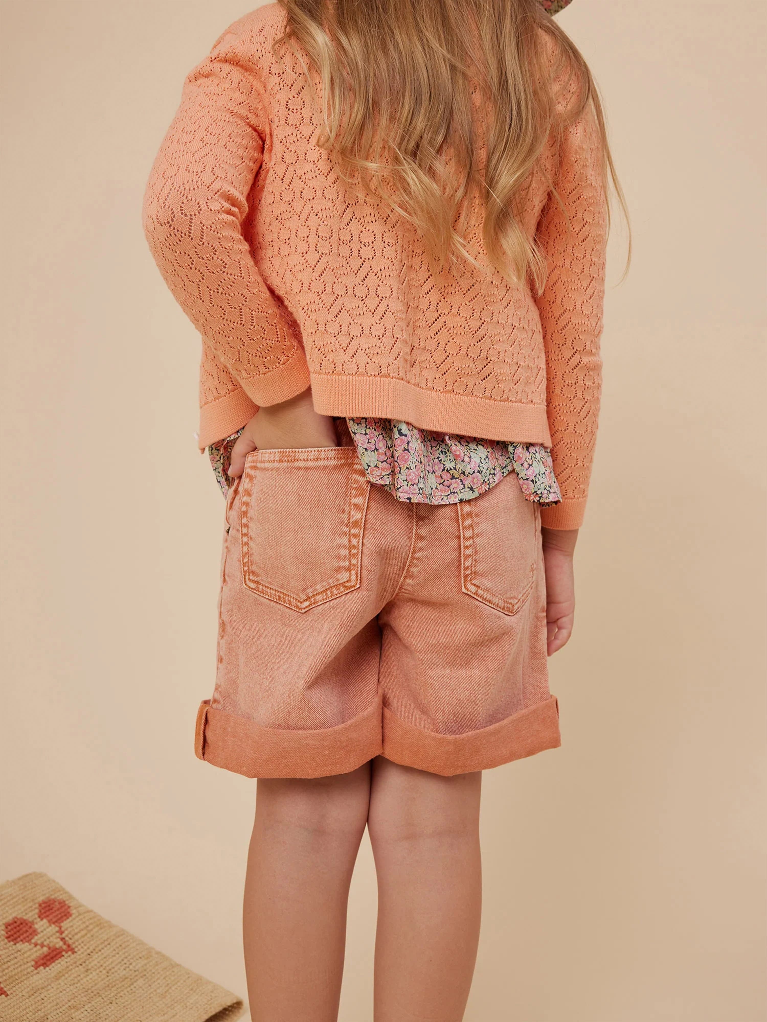 Bonpoint Girls Cathy Shorts in Red Online Online Cheap Online