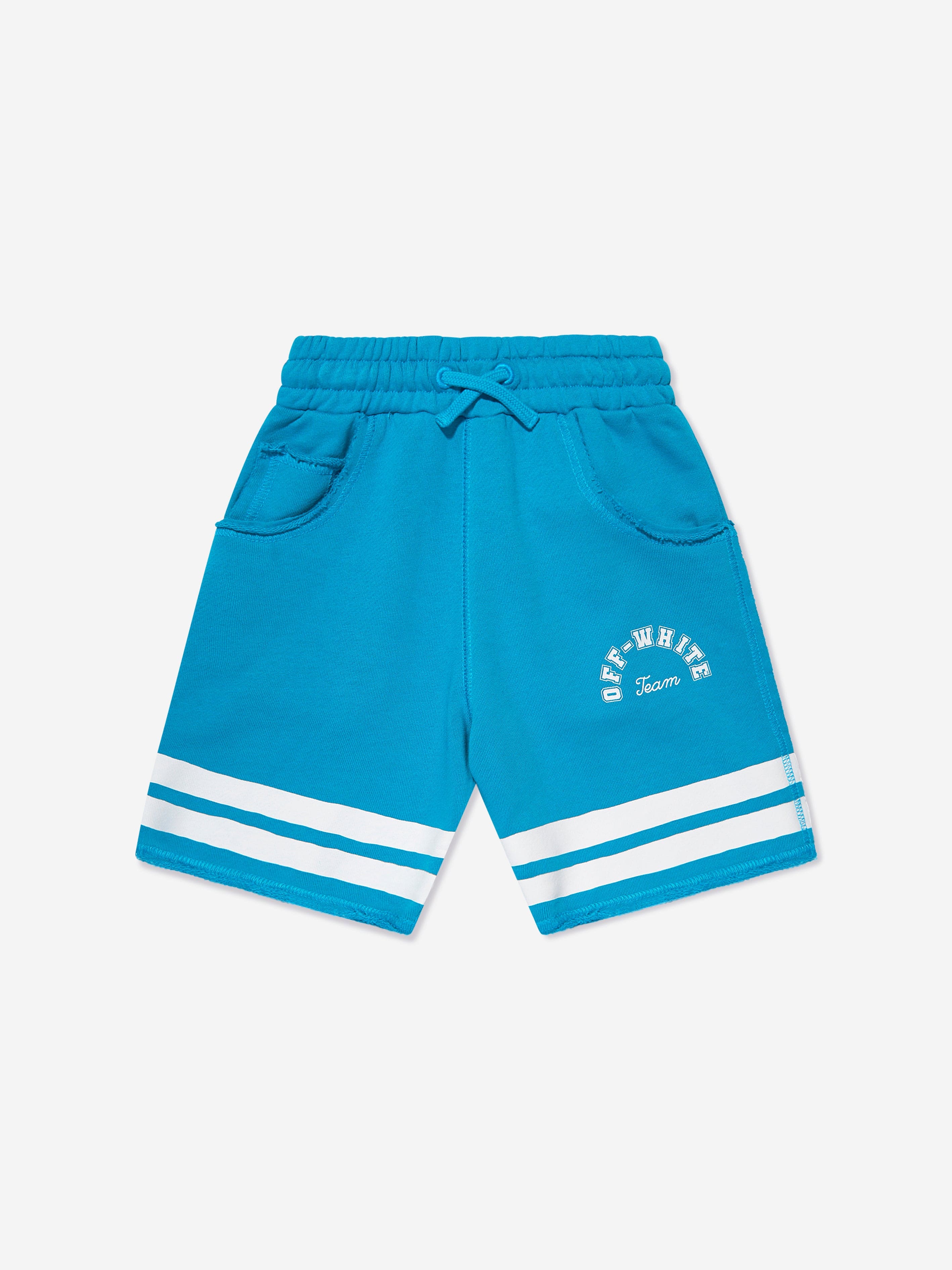Off-White Boys Team 23 Sweat Shorts in Blue Buy Cheap Buy