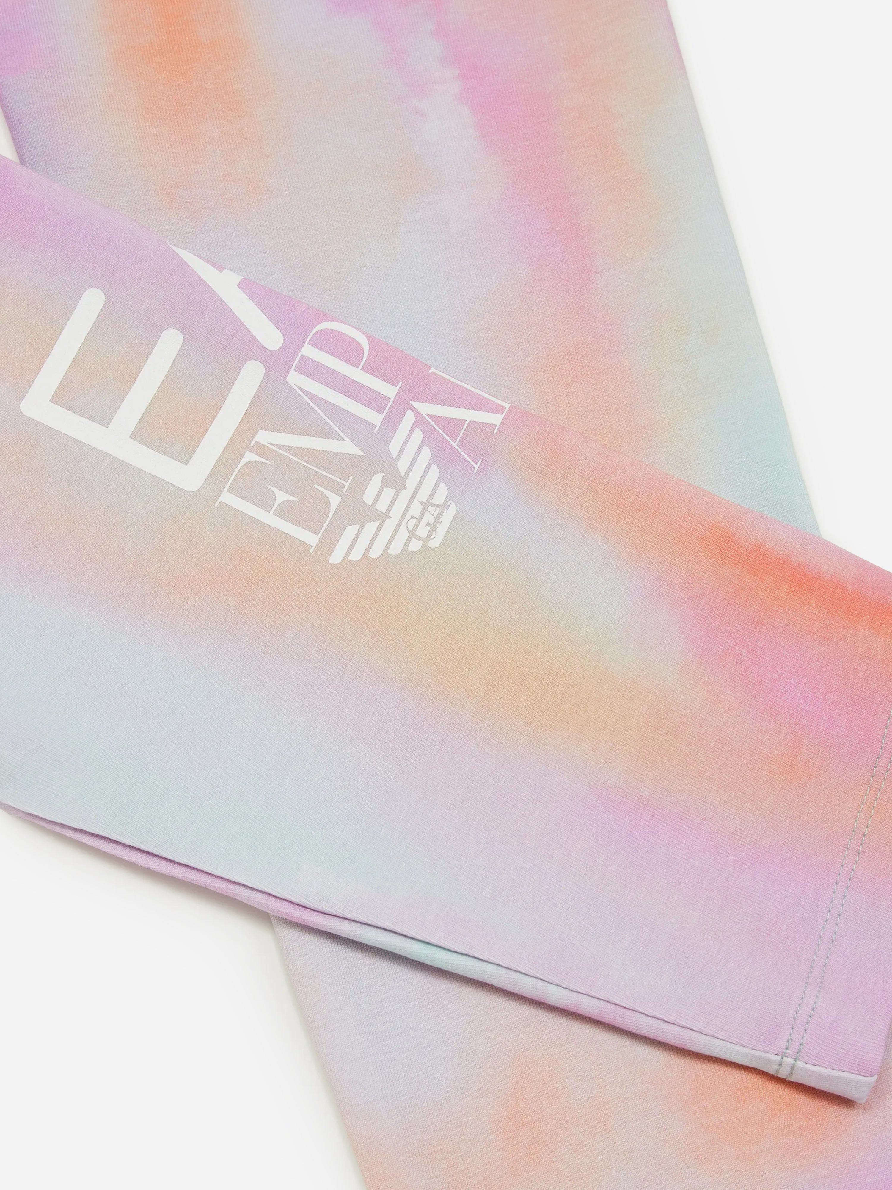 EA7 Emporio Armani Girls Tie Dye Leggings in Multicolour With Credit Card Cheap Online