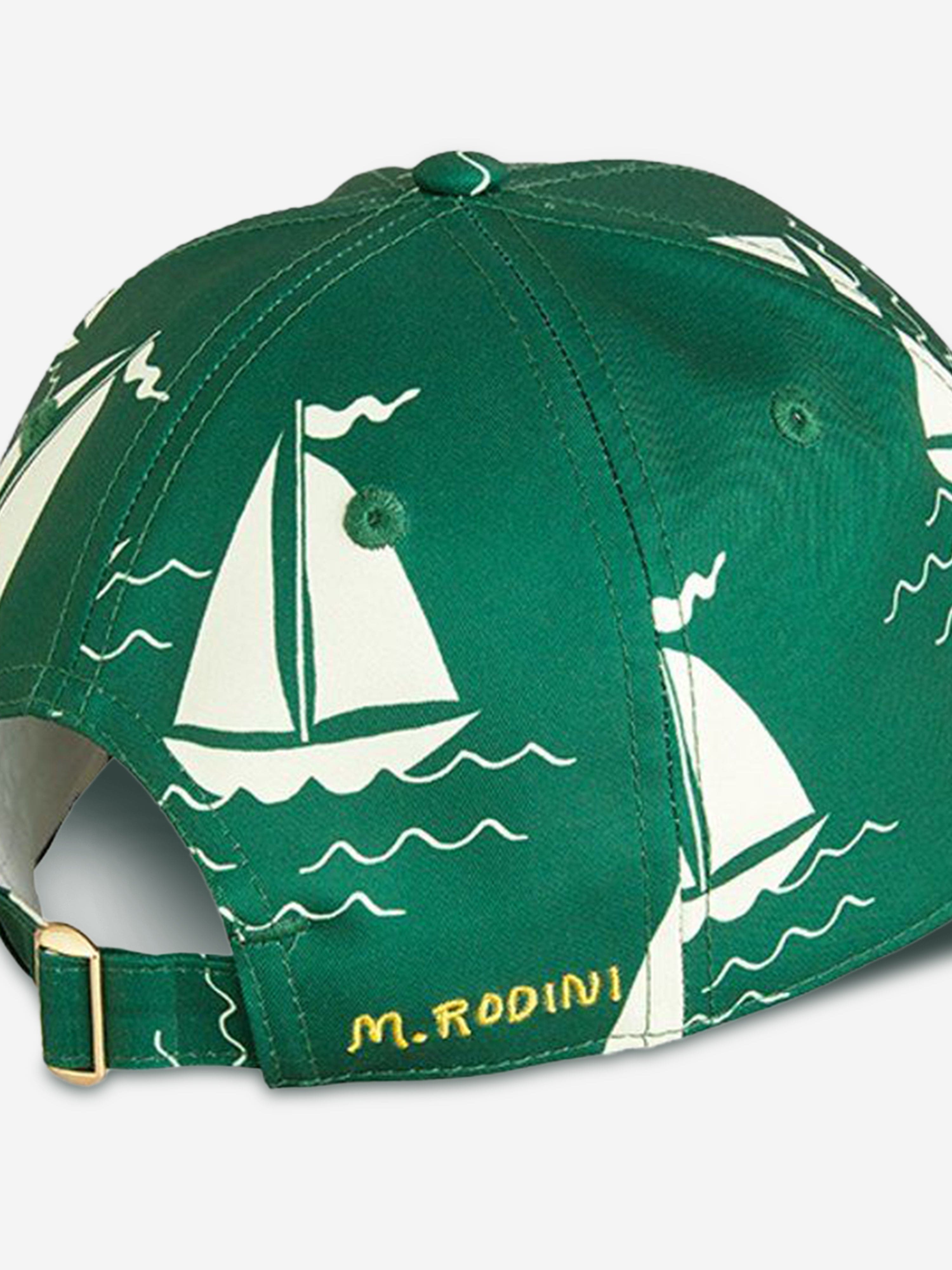 Baby Boys Sailing Boats Cap in Green Outlet Pices
