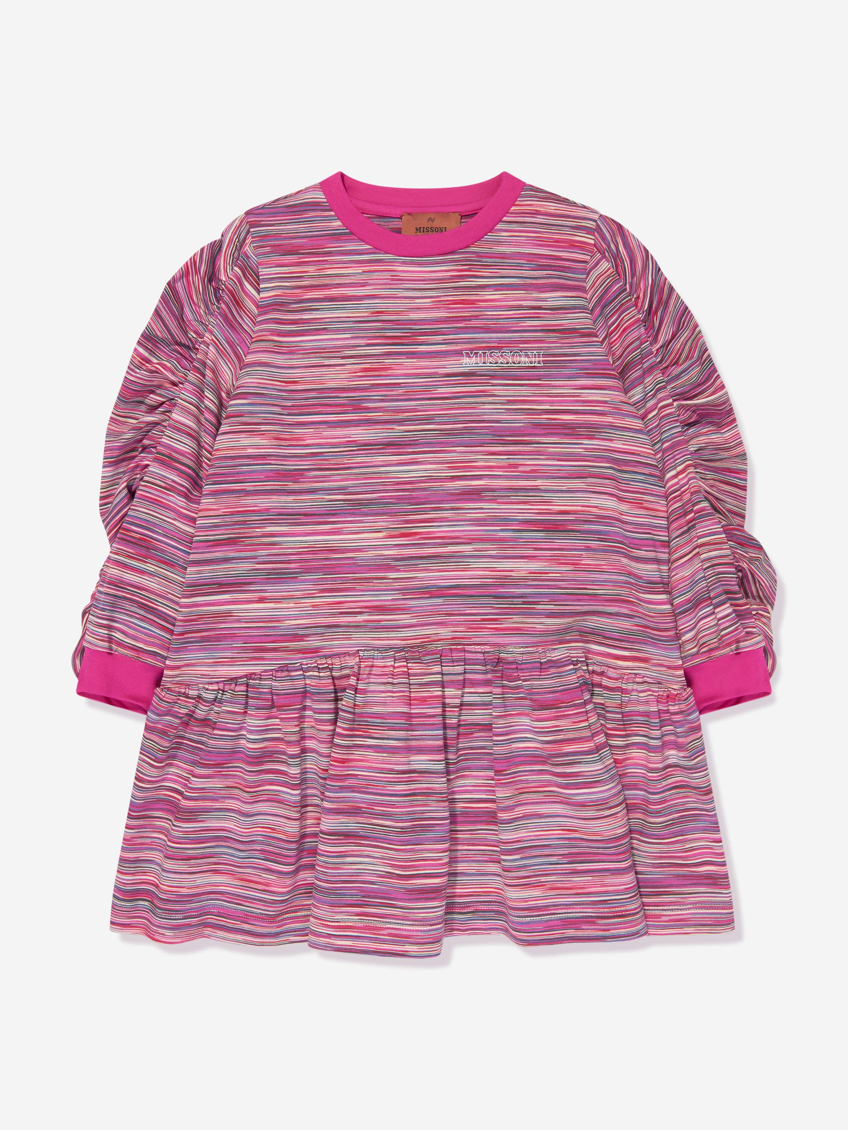 Missoni Girls Jersey Dress in Pink Cheap Outlet Locations