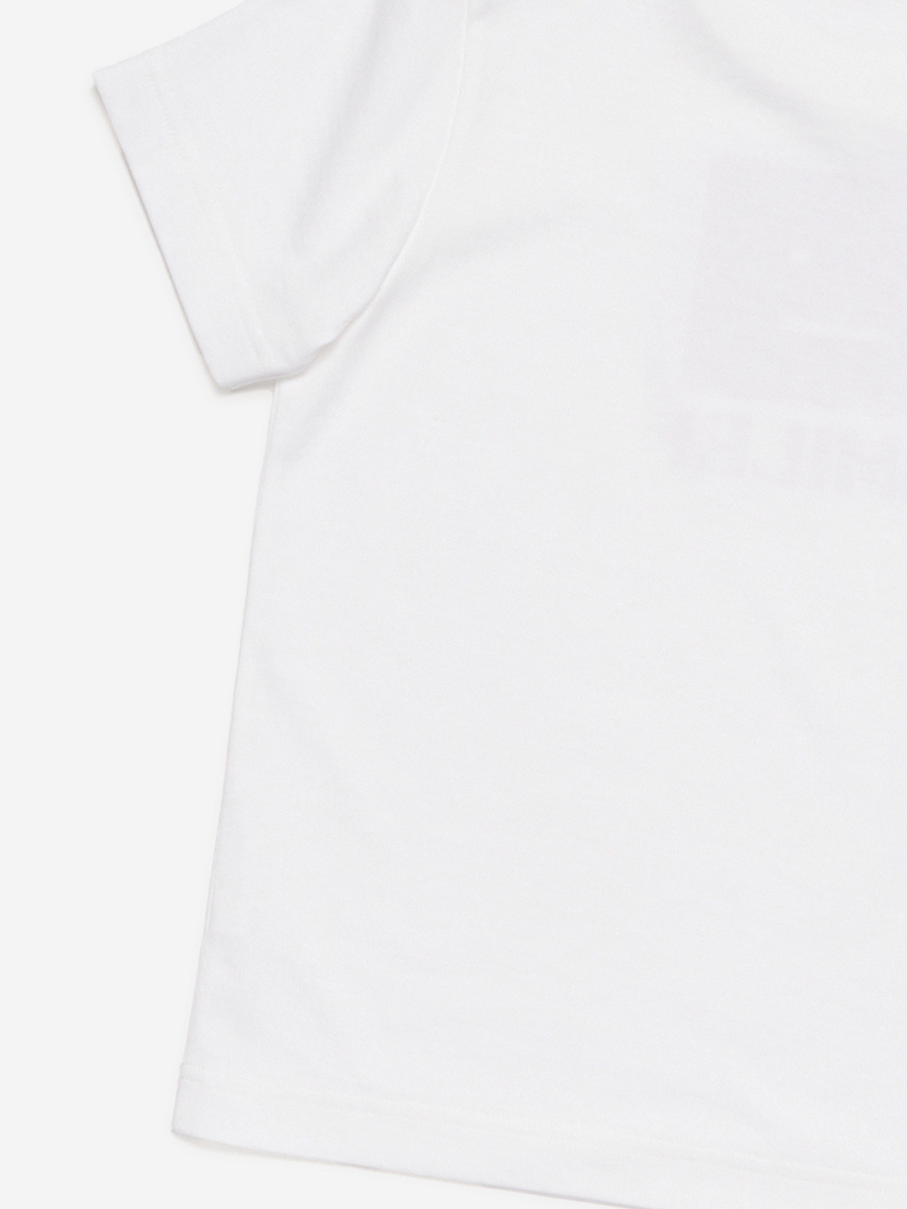 Acne Studios Kids Nash Smiling Face T-Shirt in White Choice