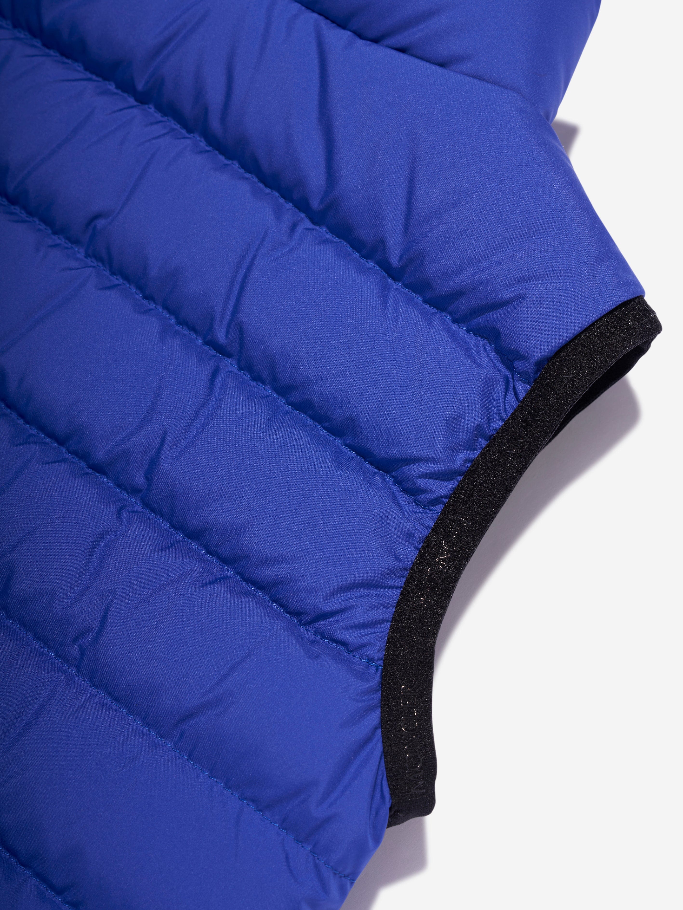 Moncler Enfant Boys Down Padded Contrin Gilet in Navy Cheapest Online