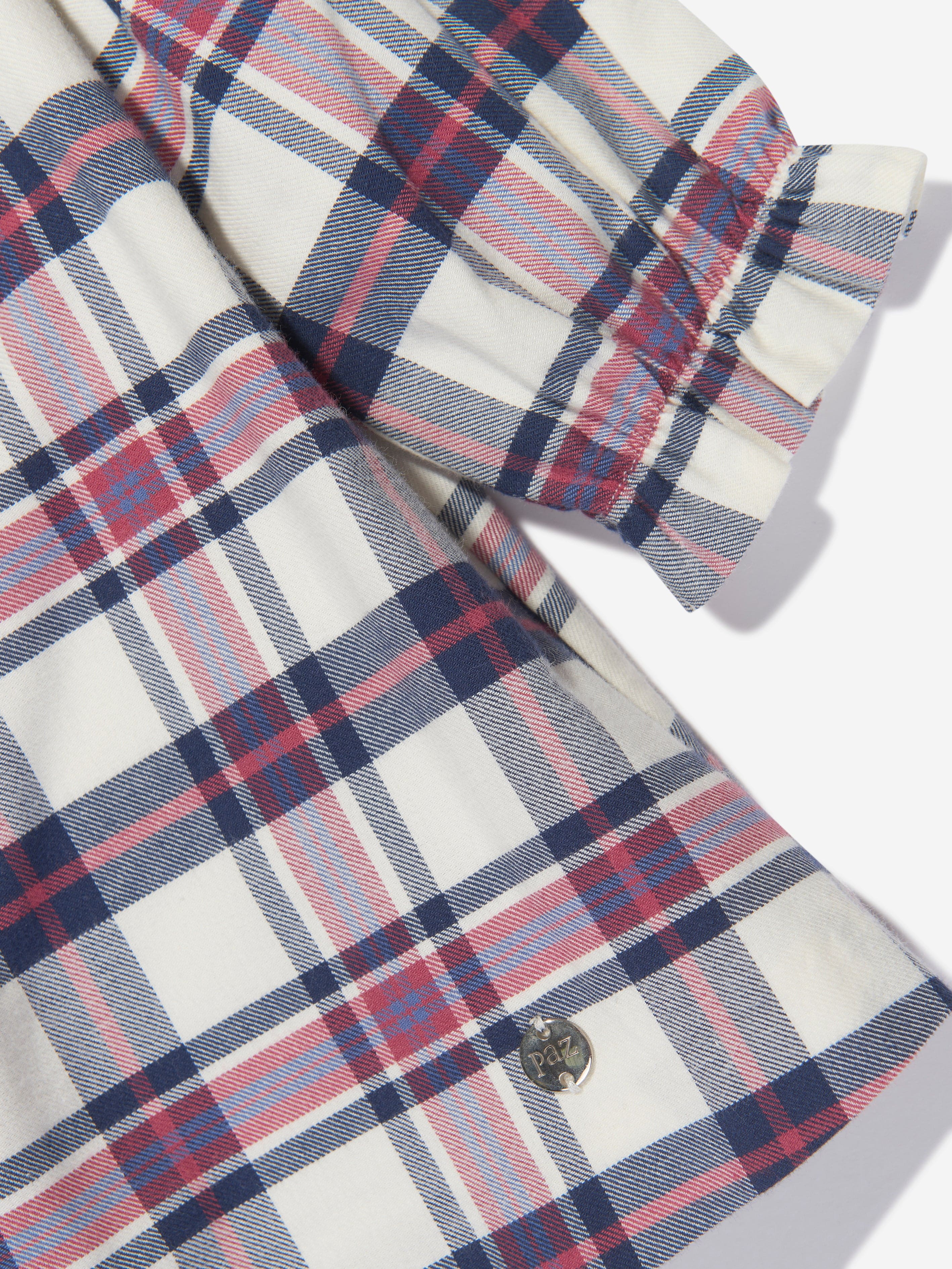 Paz Rodriguez Girls Checked Dress in Multicolour Pices Cheap Pice