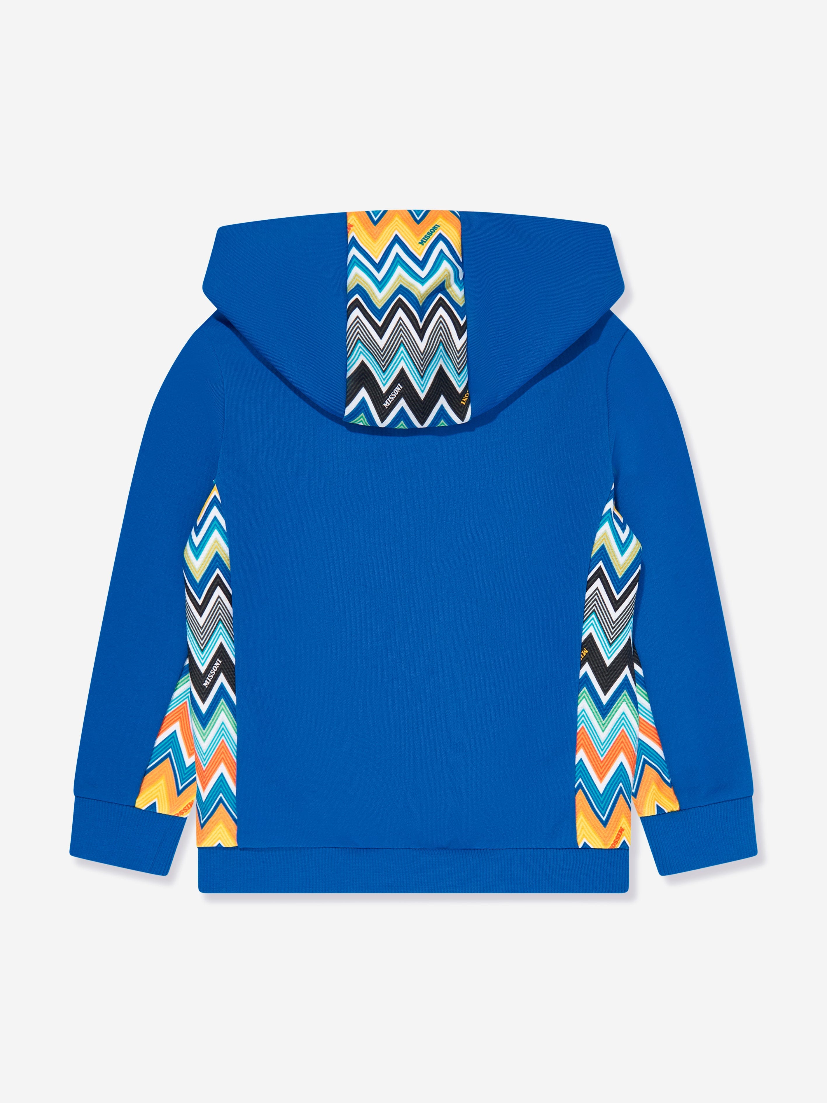 Boys Zigzag Zip Up Top in Blue Best Seller For Sale