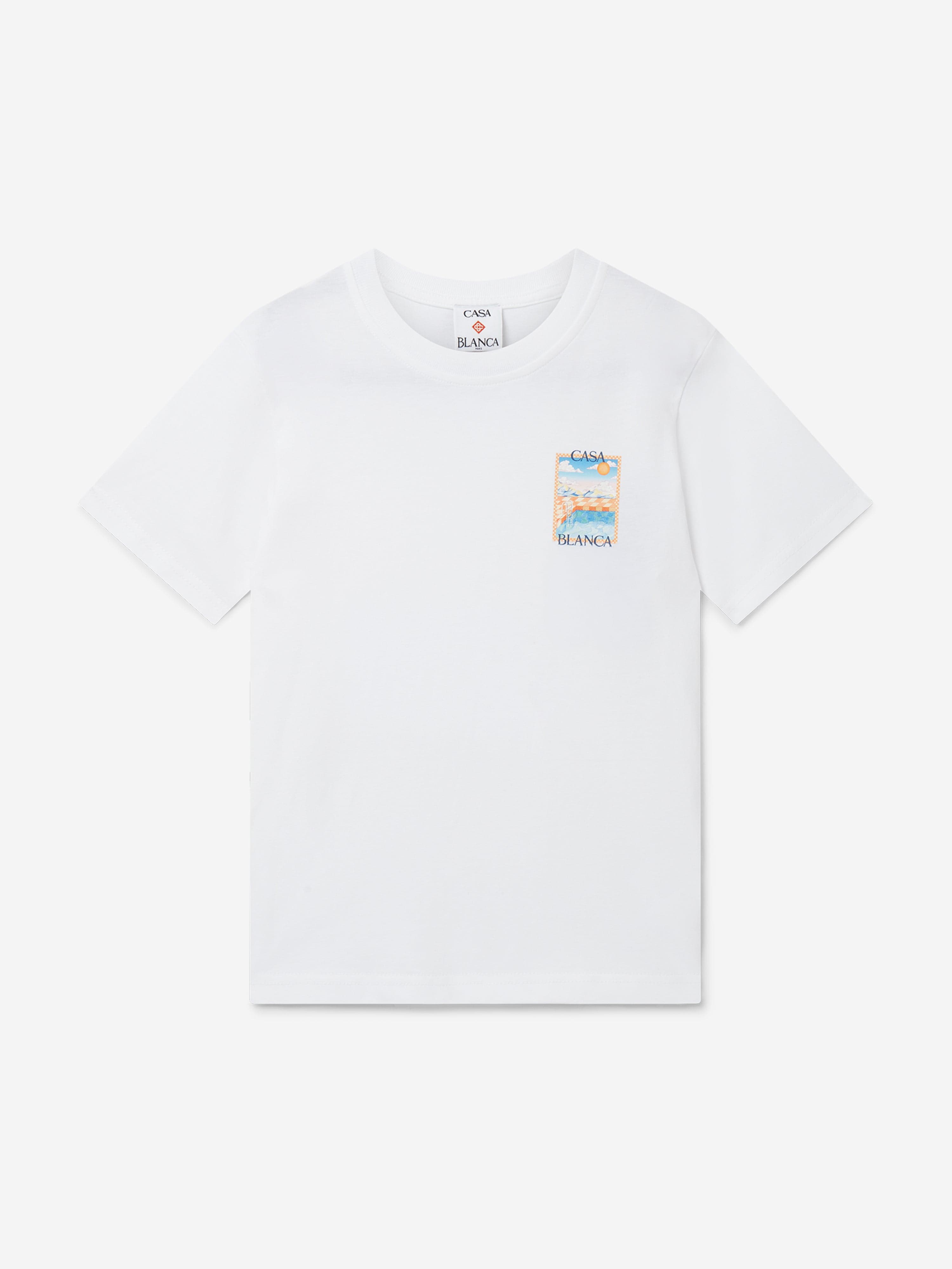 Kids Surreal Pool Print T-Shirt in White Free Shipping With Credit Card