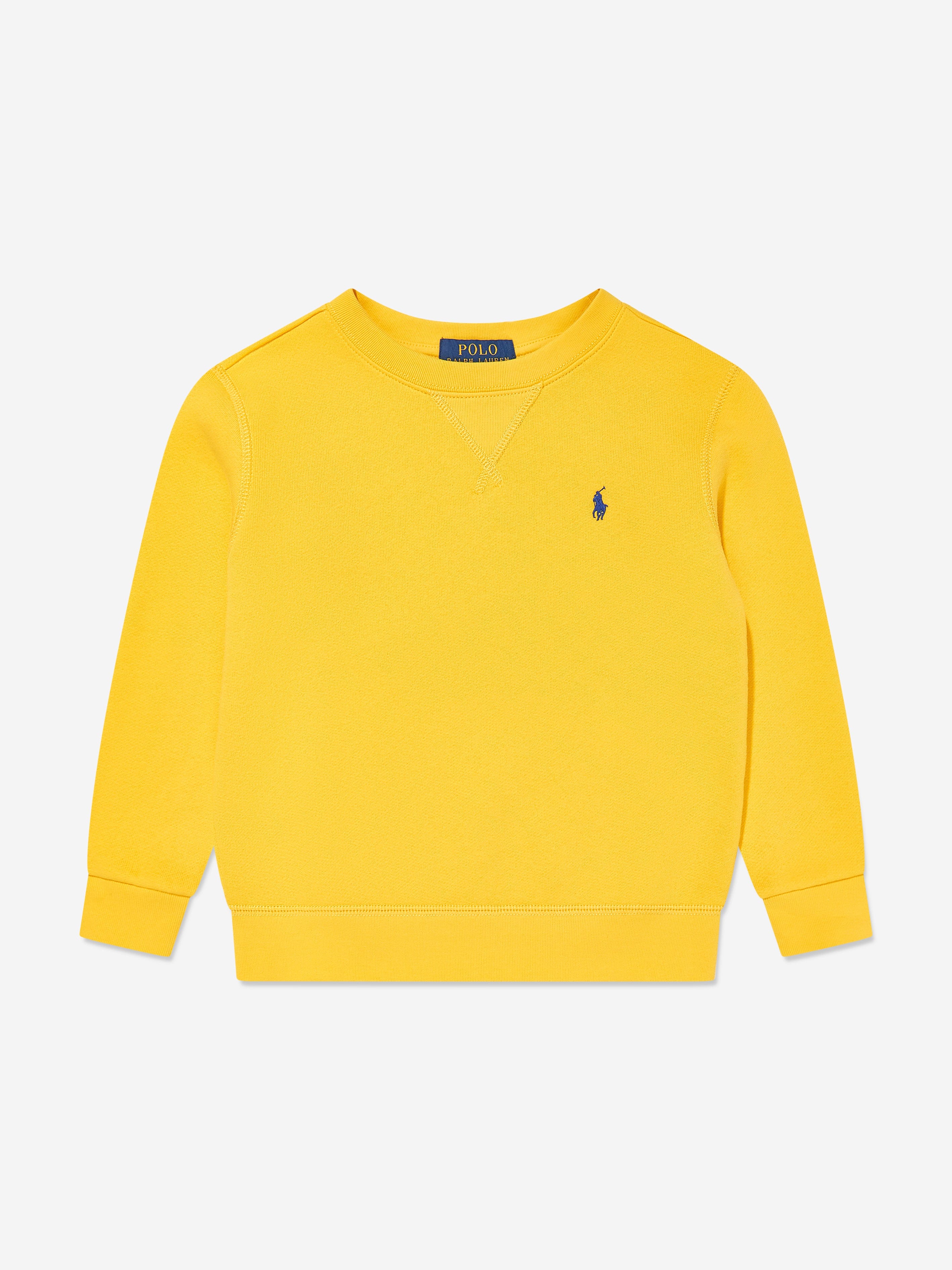 Boys Logo Sweatshirt in Yellow Outlet Low Pice Fee Shipping
