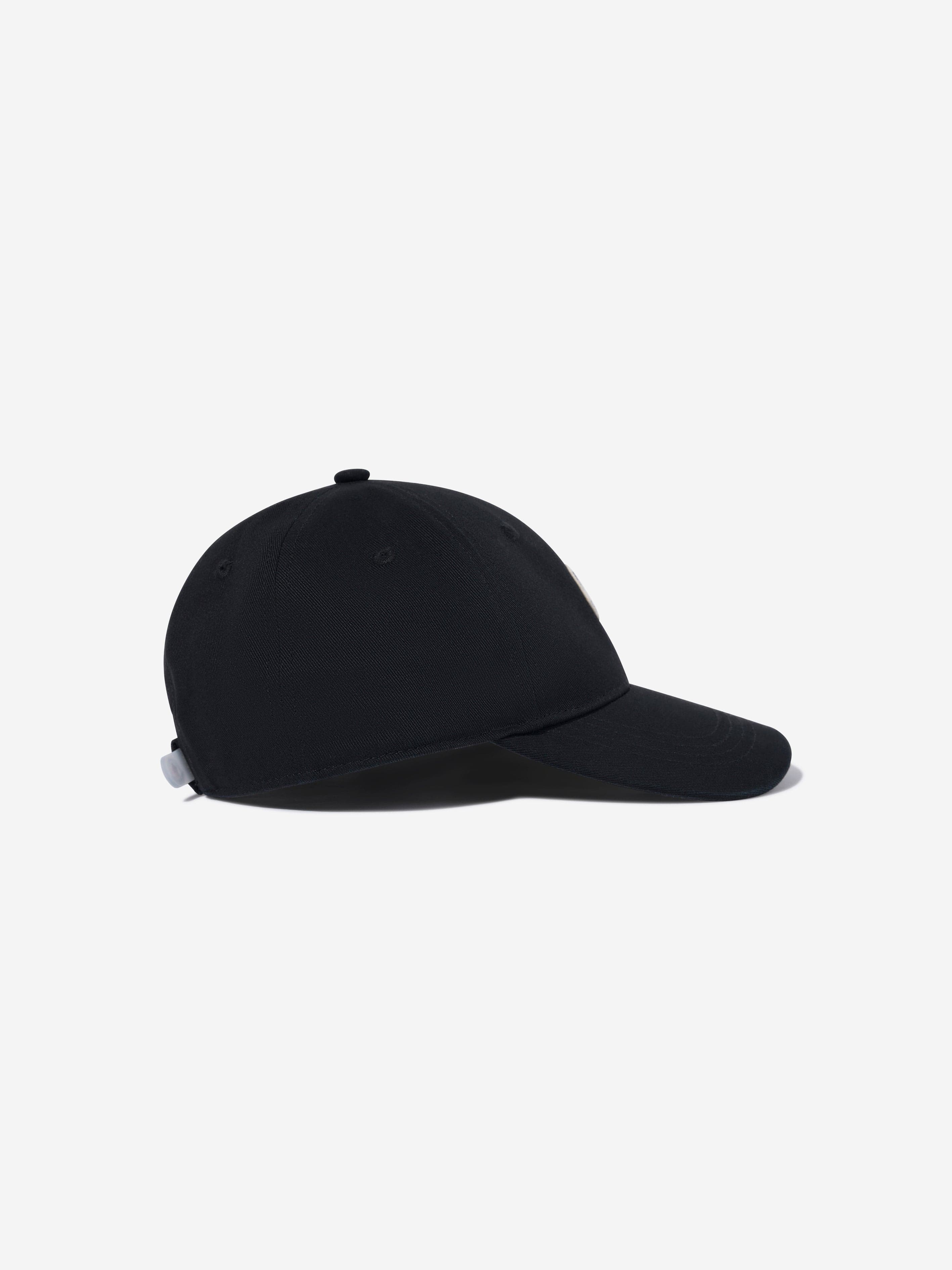 Moncler Enfant Boys Logo Baseball Cap in Black Clearance Amazing Pice