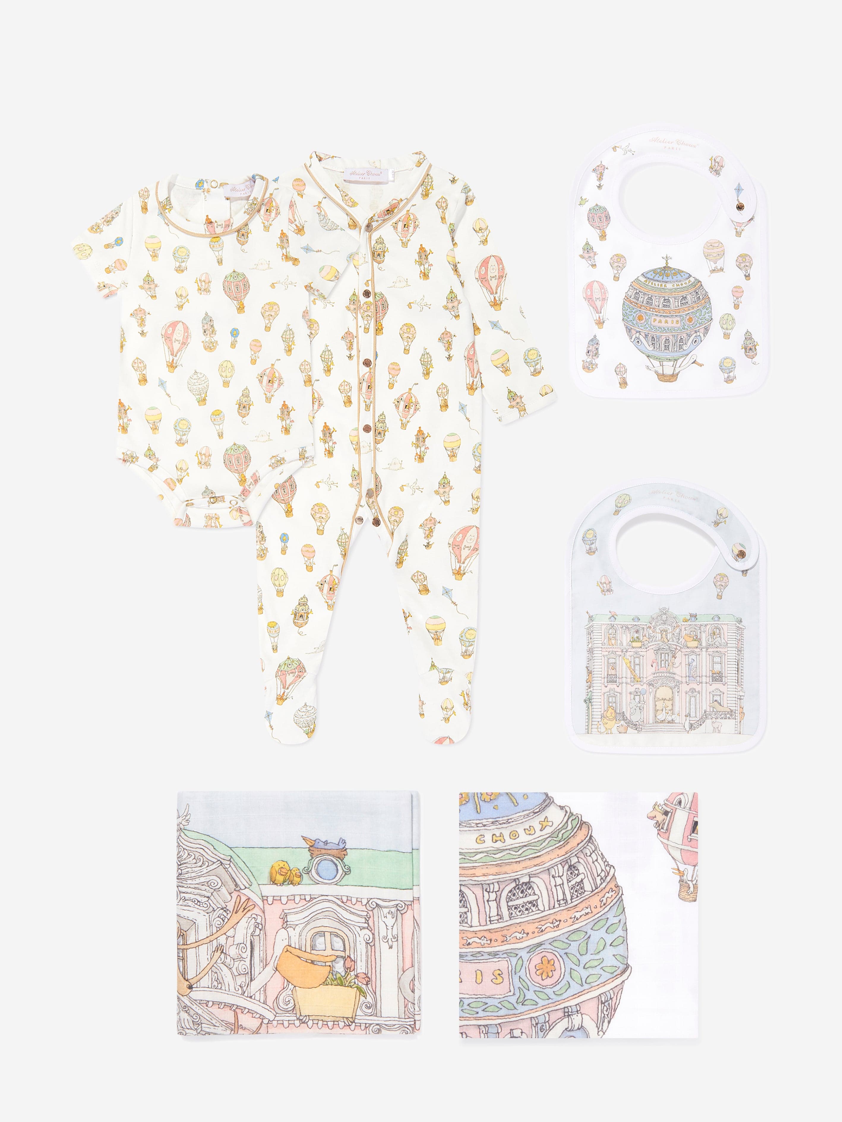Atelier Choux Baby Luxury Gift Set in White Cheap Pice Wholesale Pice