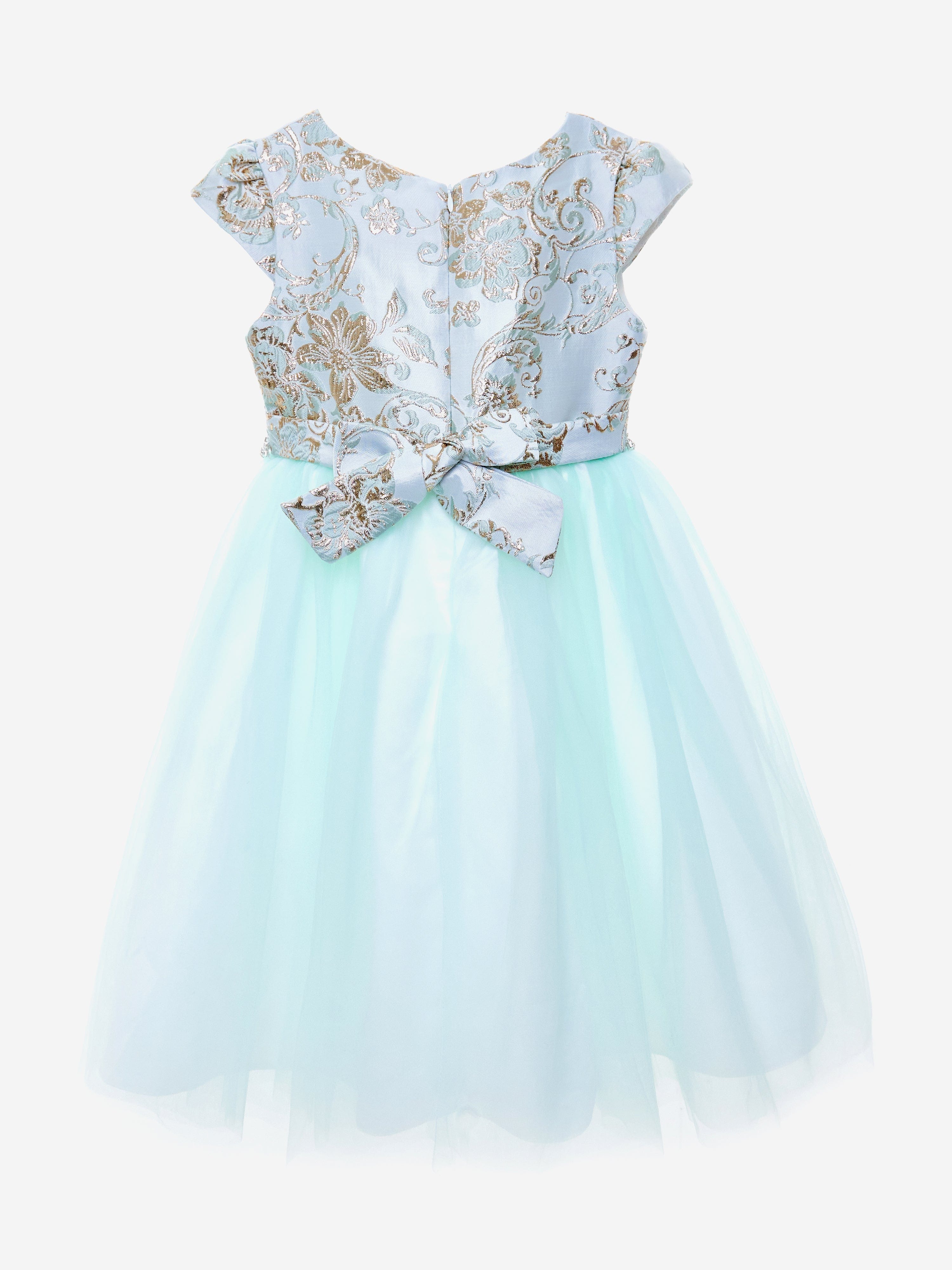 Girls Crystal Cascade Dress in Green Cheap Sale Outlet Locations