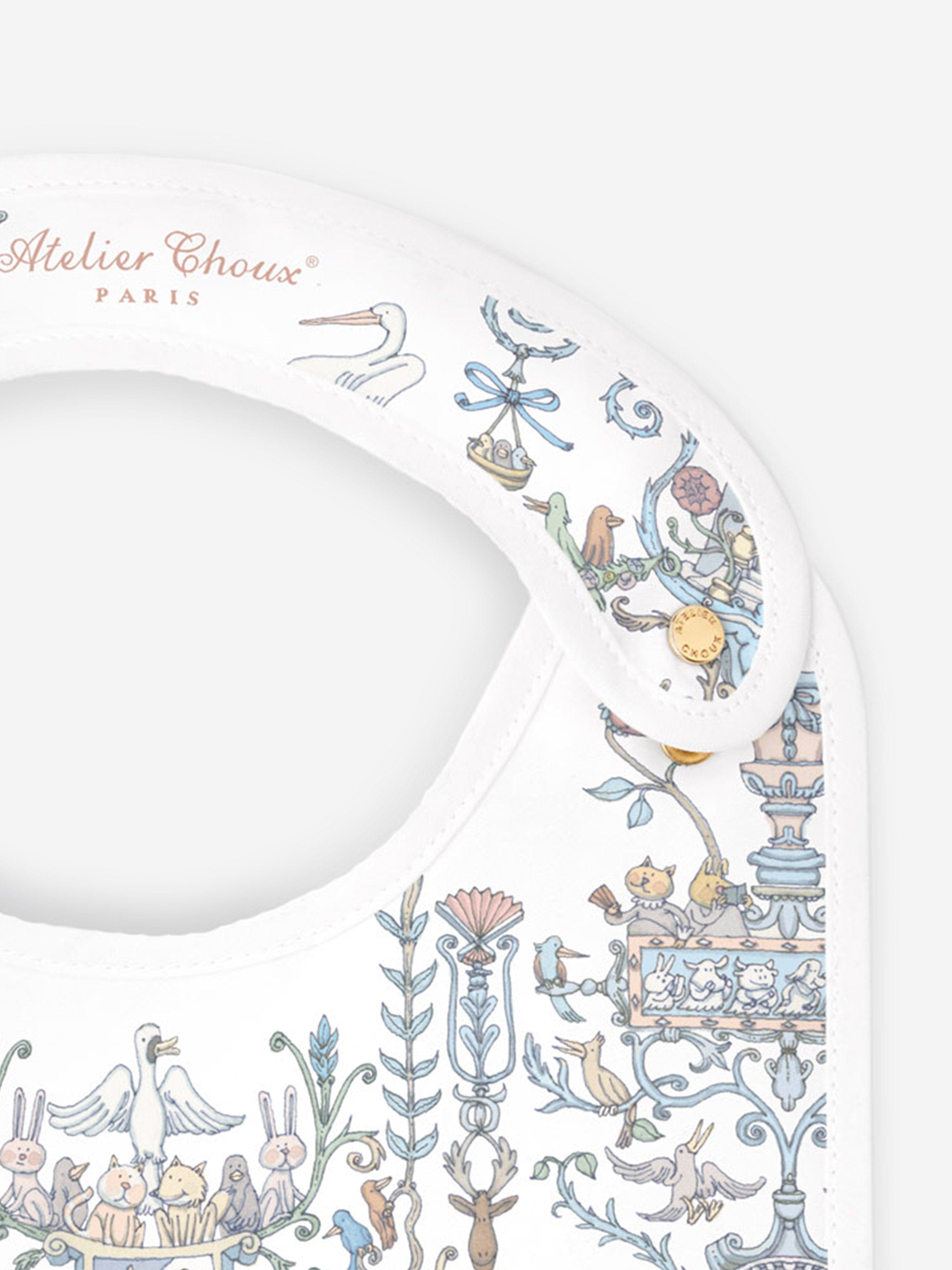 Atelier Choux Baby Satin Toile De Jouy Atelier Choux & Caitlin Wilson Bib in Multicolour Discount Professional
