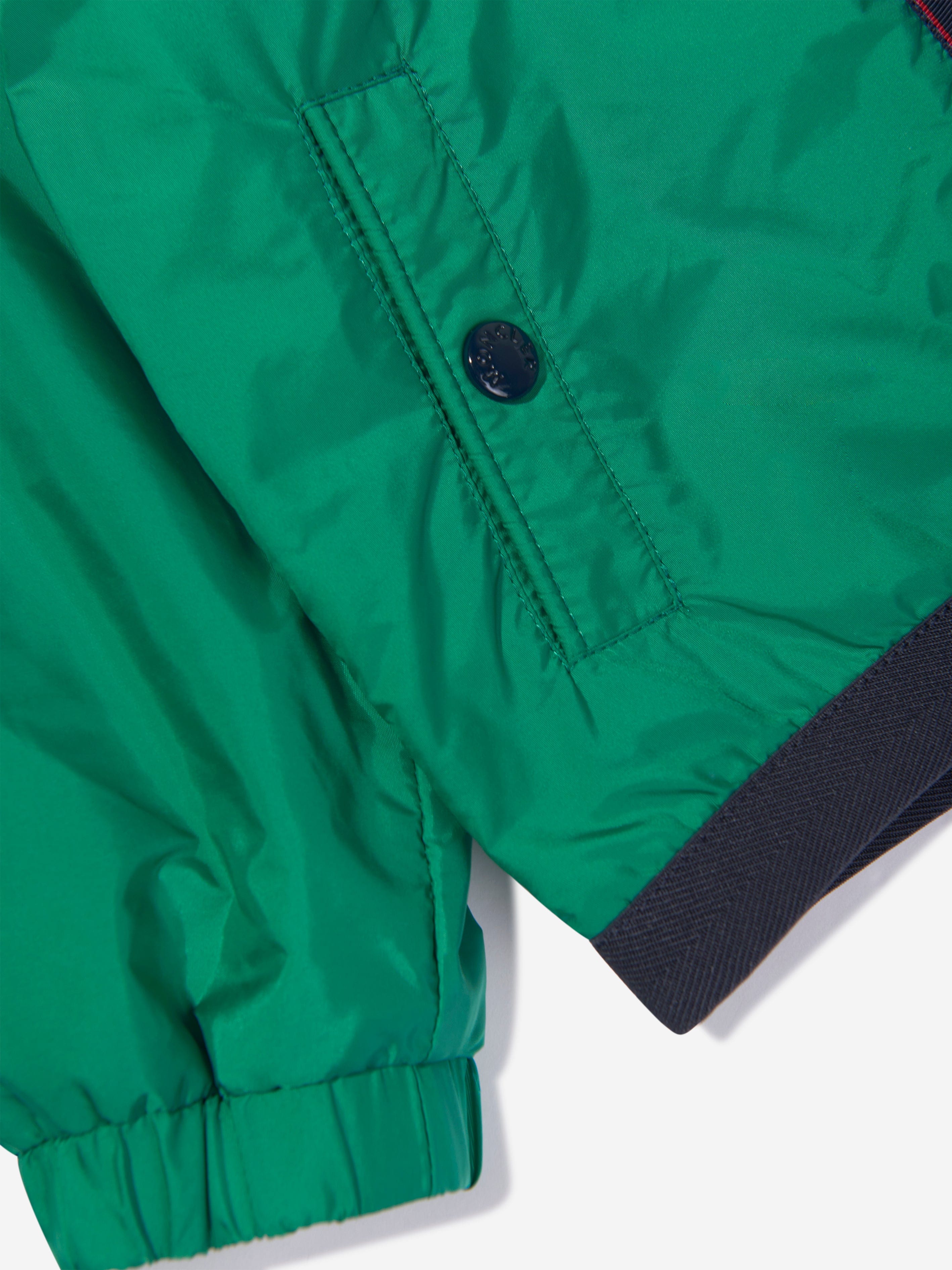 Moncler Enfant Baby Boys Anton Jacket in Green Low Pice Fee Shipping Sale Online