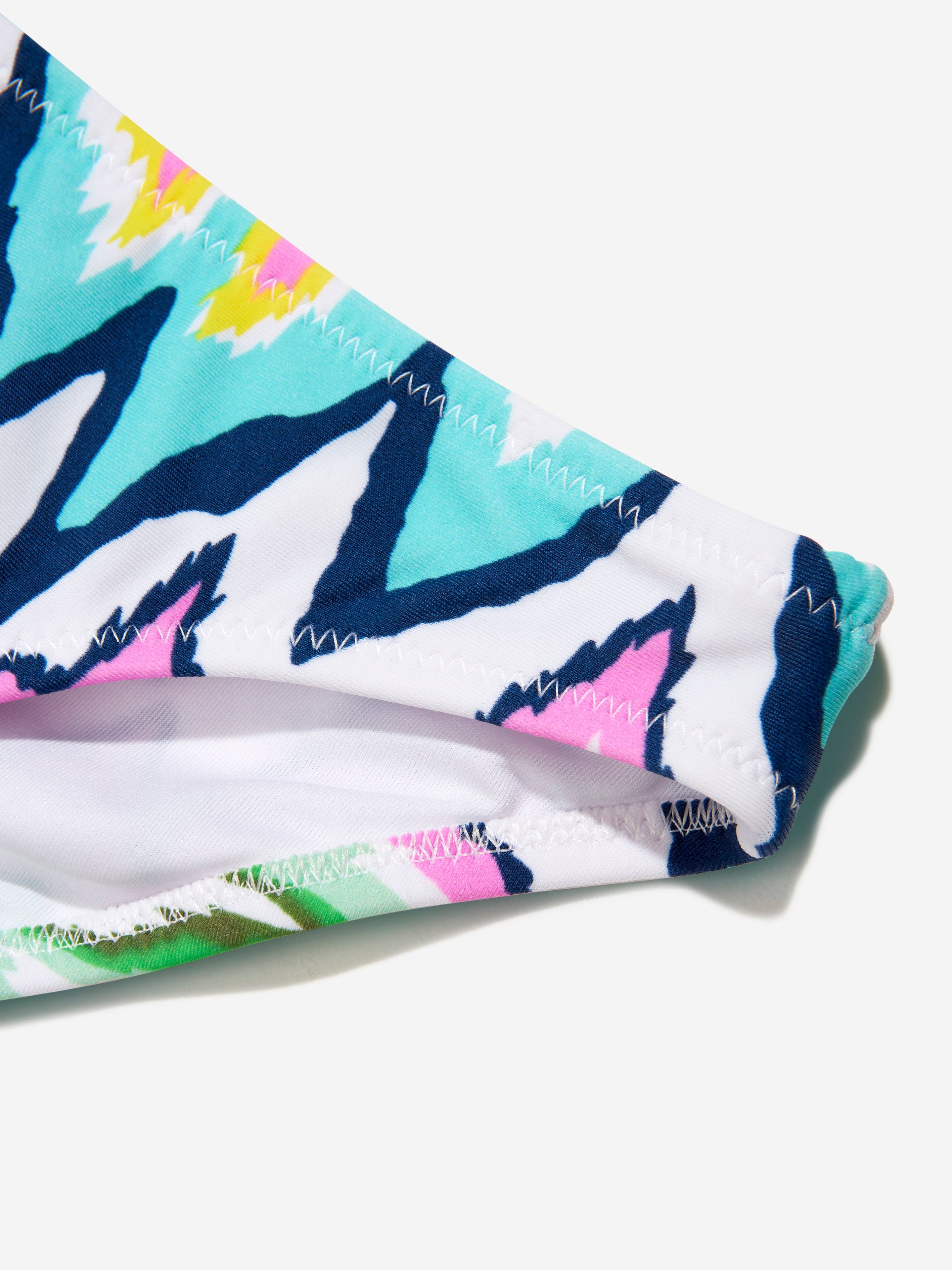 Nessi Byrd Girls Akeno Zig Zag Bikini in Multicolour Outlet With Credit Card