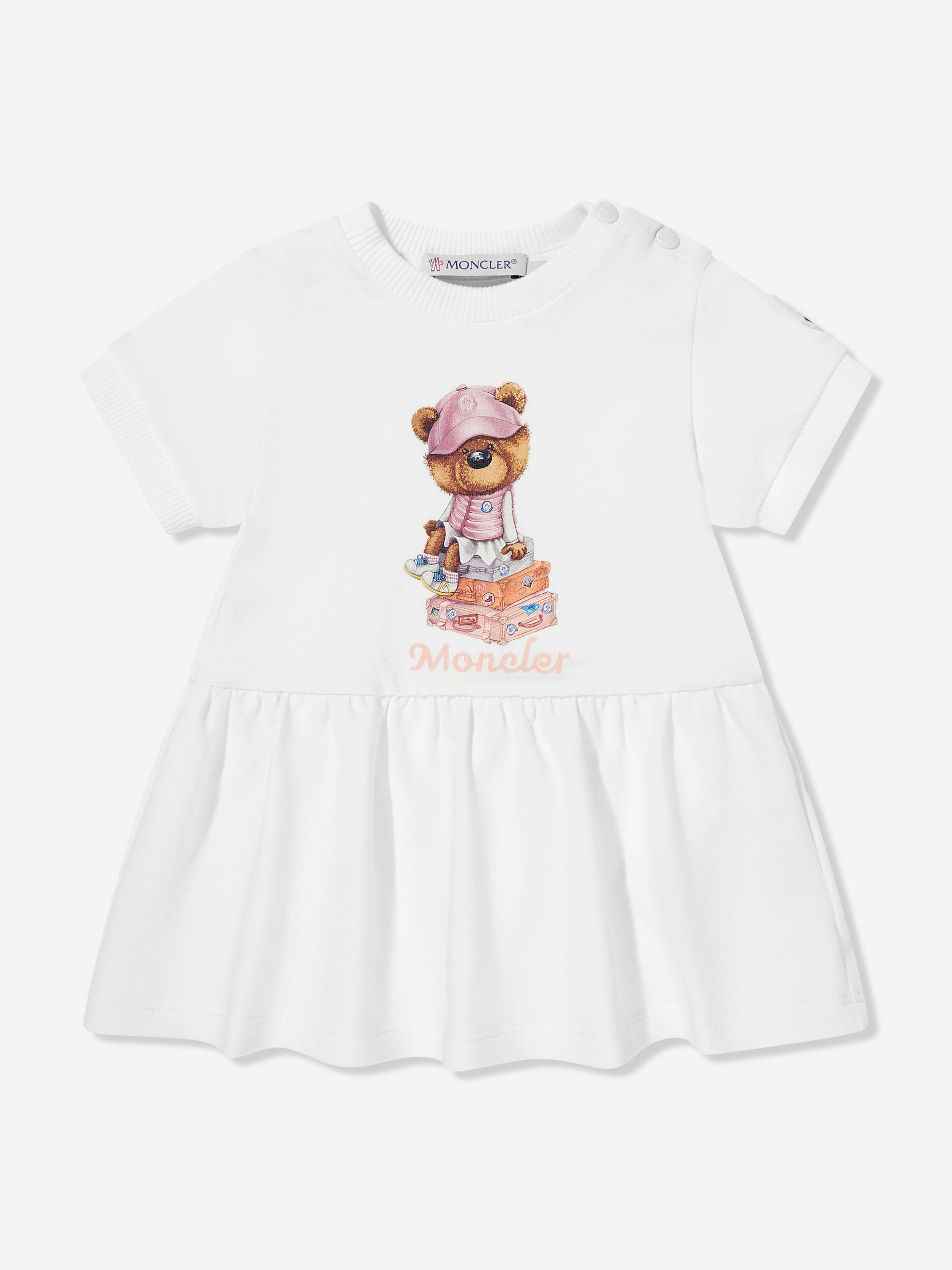 Baby Girls Bear Sweater Dress in Ivory Sale Finishline