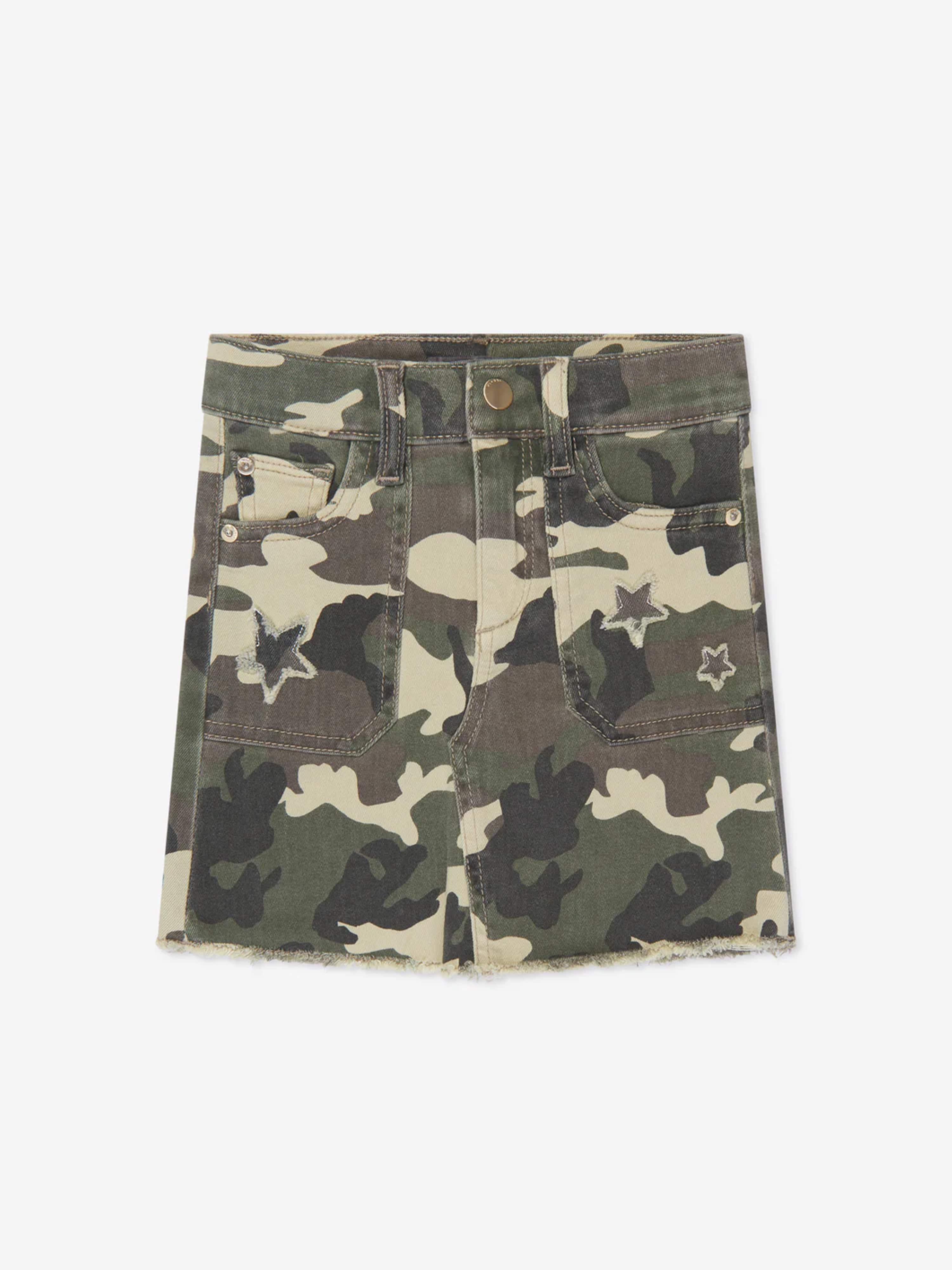 DL1961 Girls Jenny Camouflage Skirt in Green Shop Offer Cheap Online