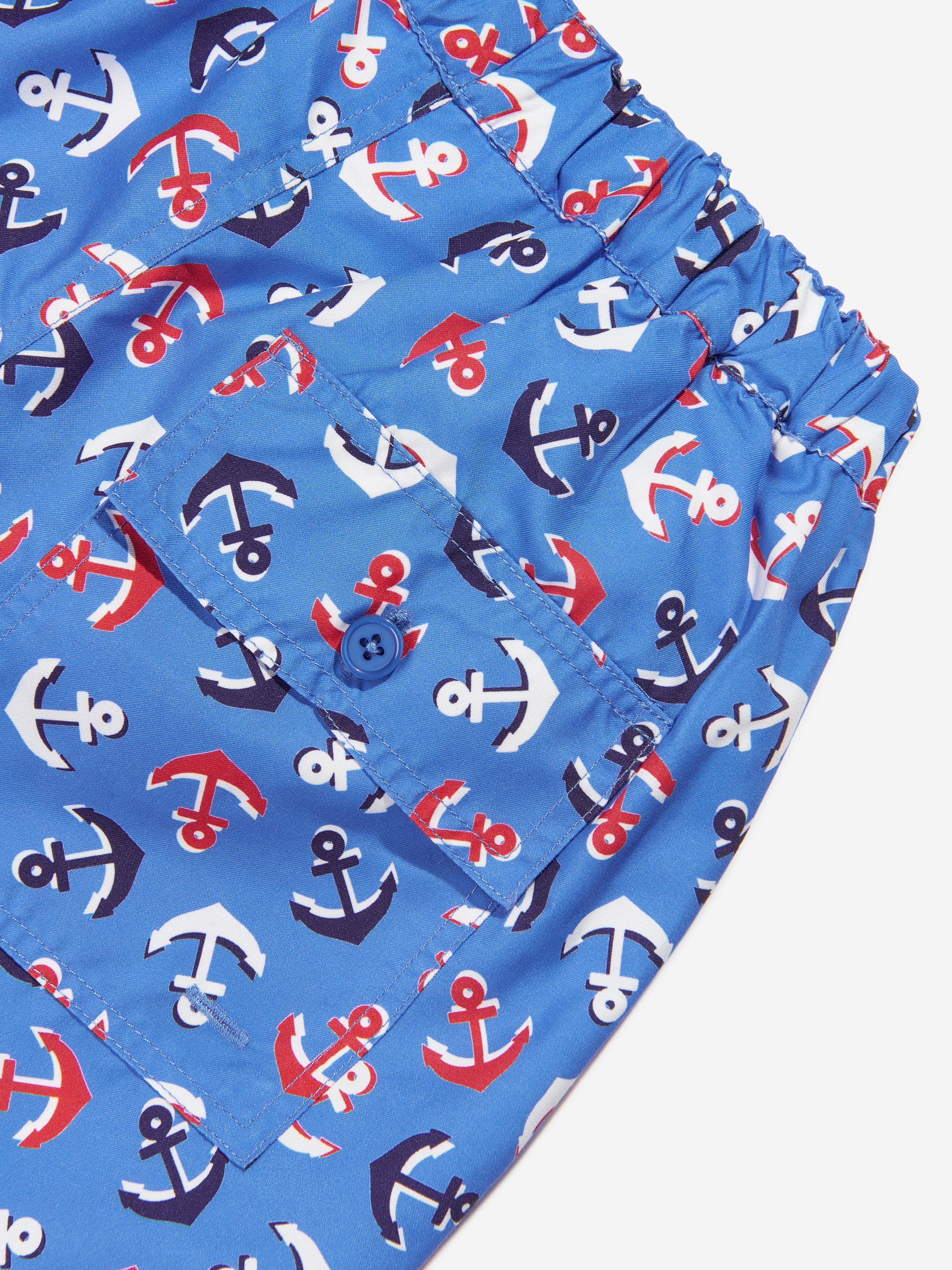 Rachel Riley Boys Anchor Swim Shorts in Blue Buy Cheap For Nice
