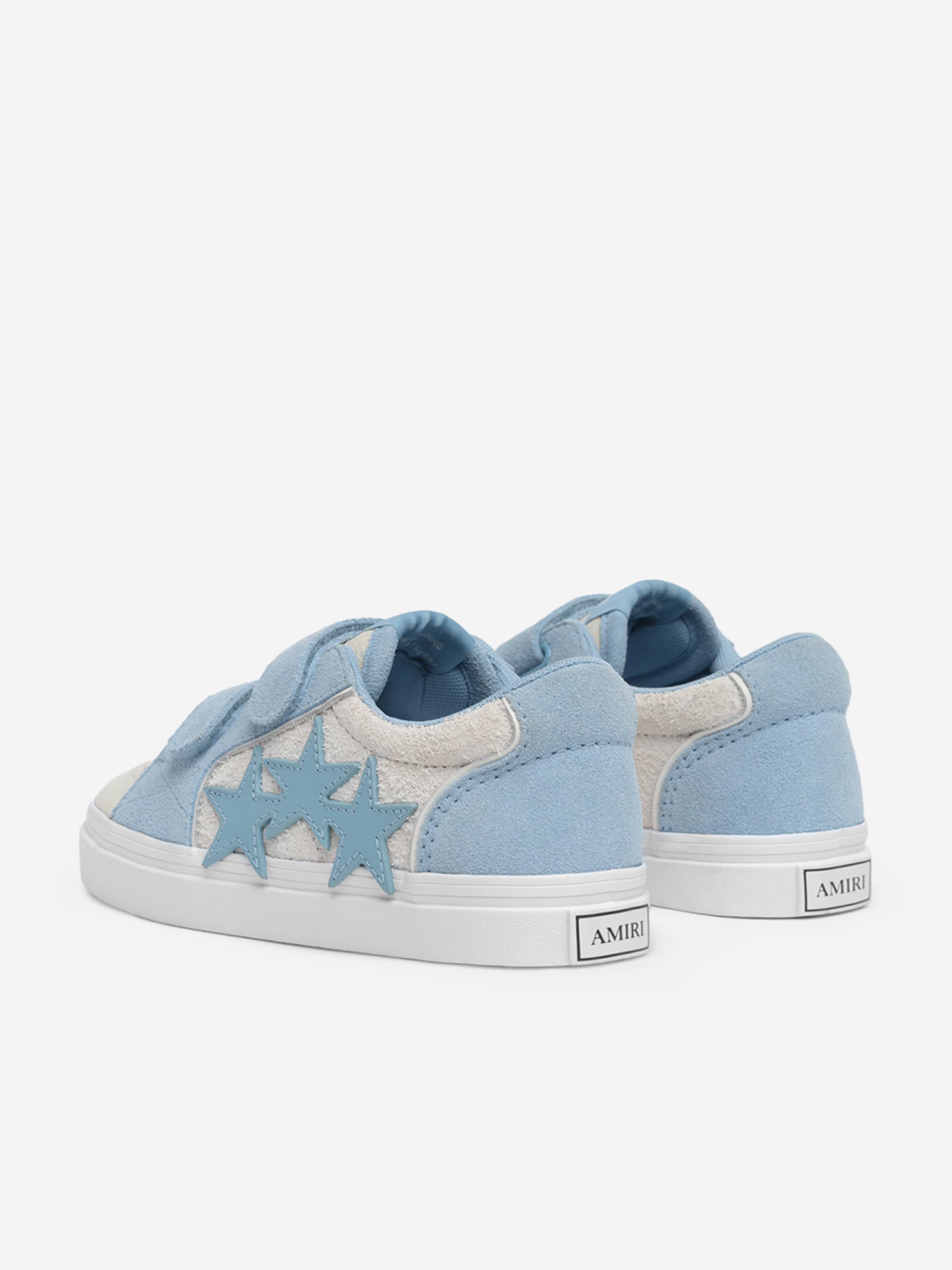 Kids Leather Sunset Skate Low Trainers in Blue Free Shipping Sale Online