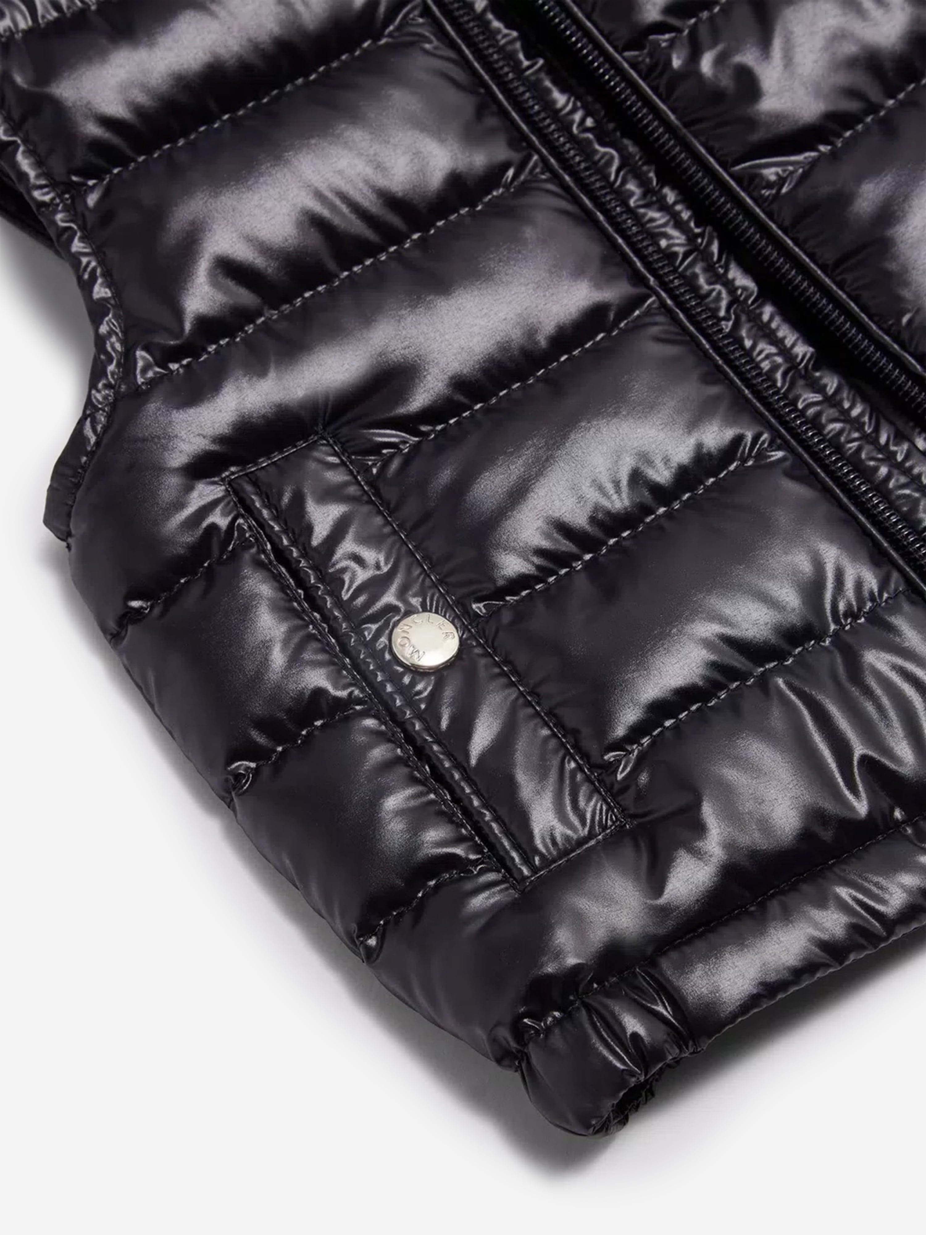 Moncler Enfant Baby Boys Down Padded Couronne Gilet in Navy Ebay Online