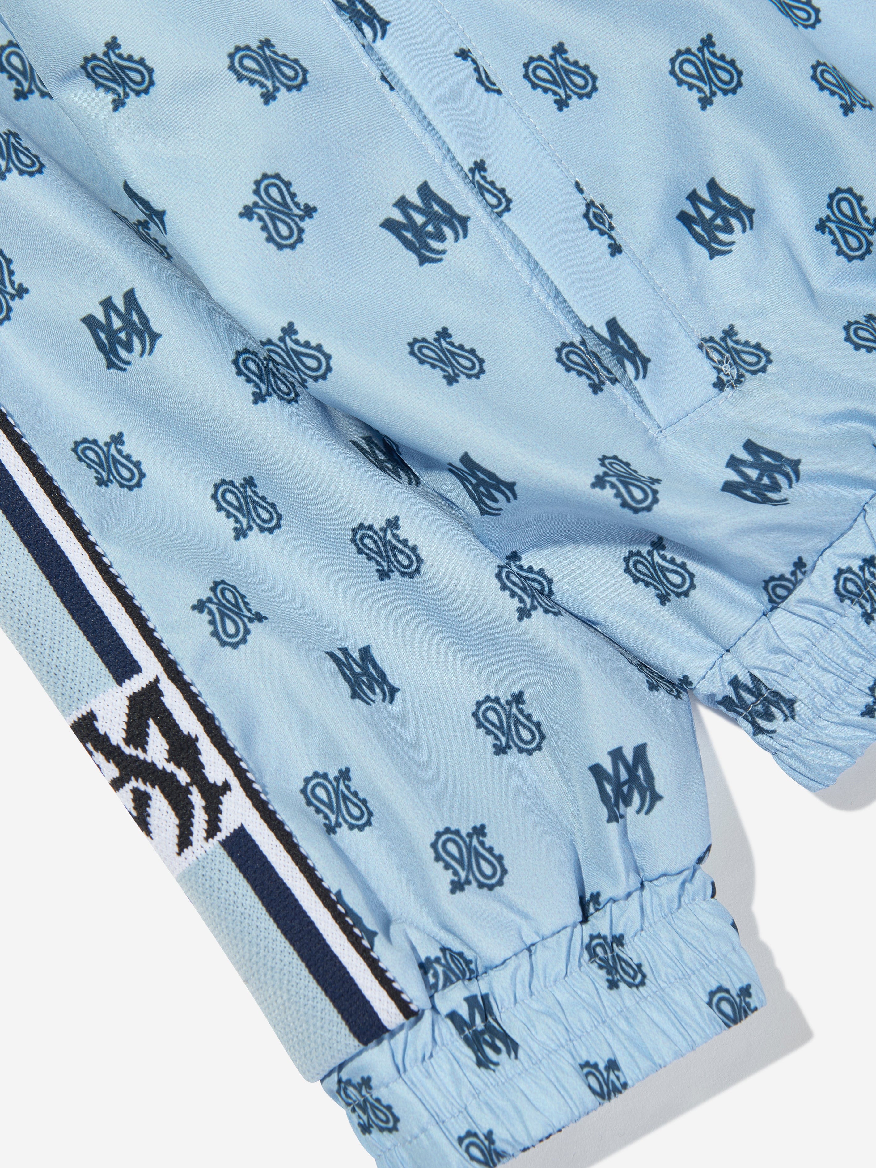 Amiri Kids MA Paisley Windbreaker in Blue Discount In China