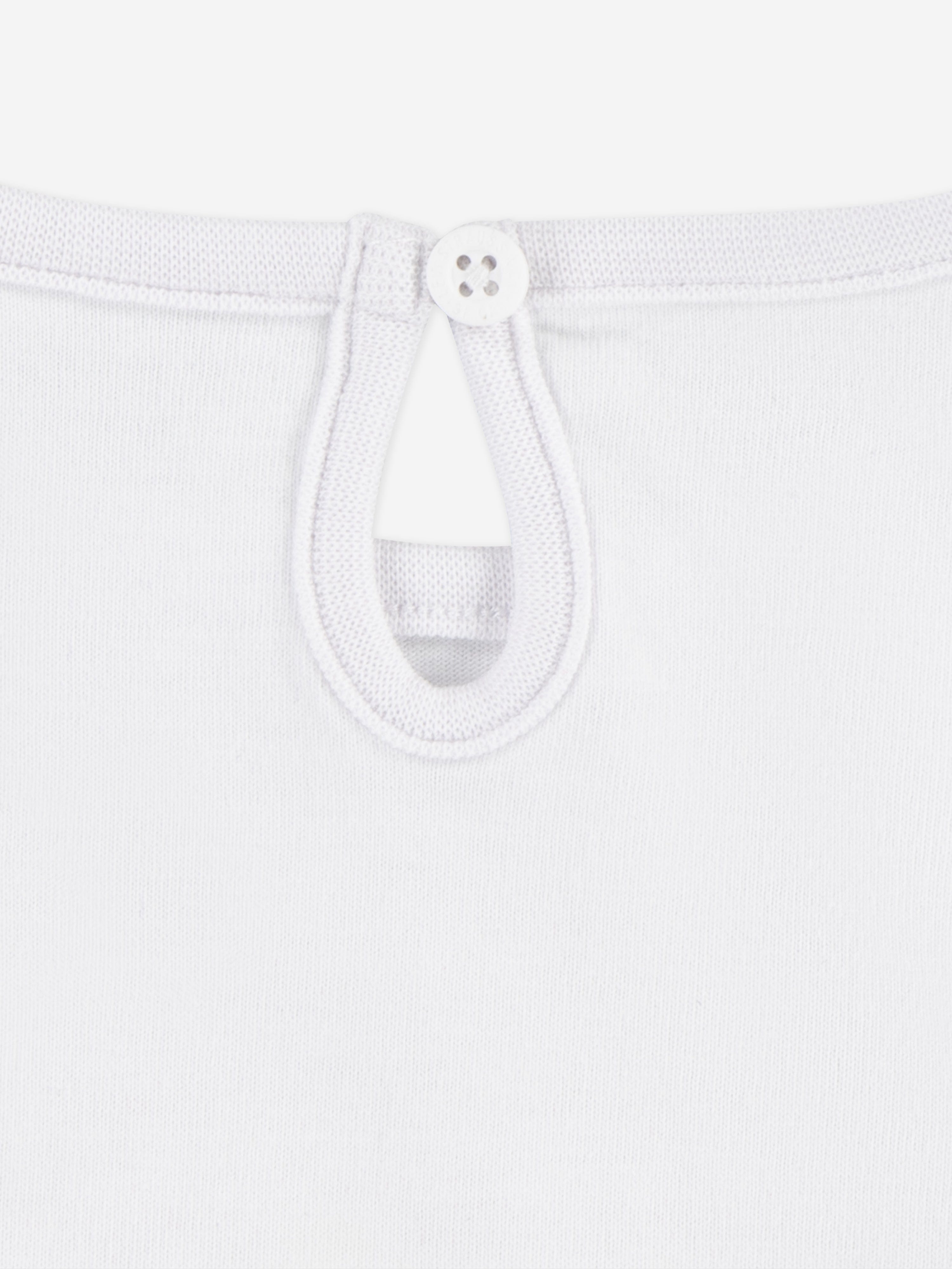 Baby Girls Long Sleeve Puff Detail Top in White Buy Cheap Pice
