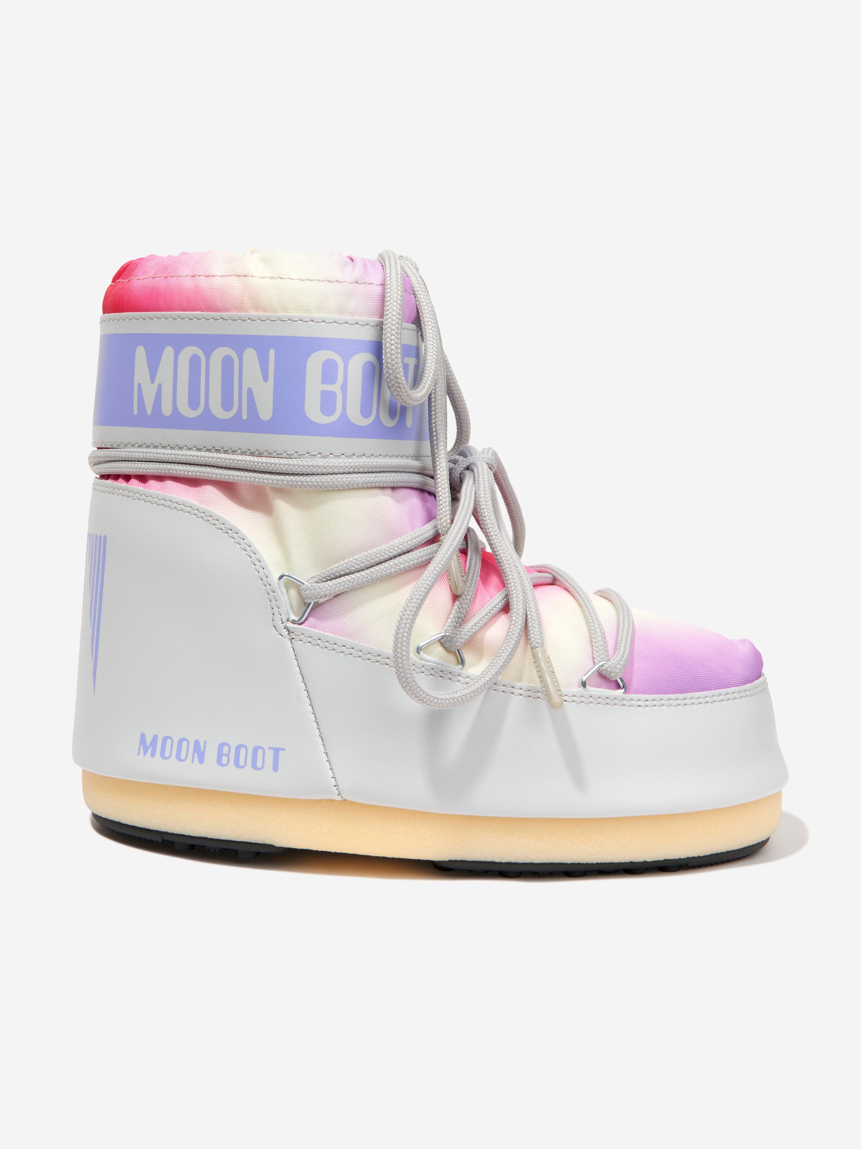 Moon Boot Kids Icon Low Tie Dye Snow Boots in Multicolour Professional